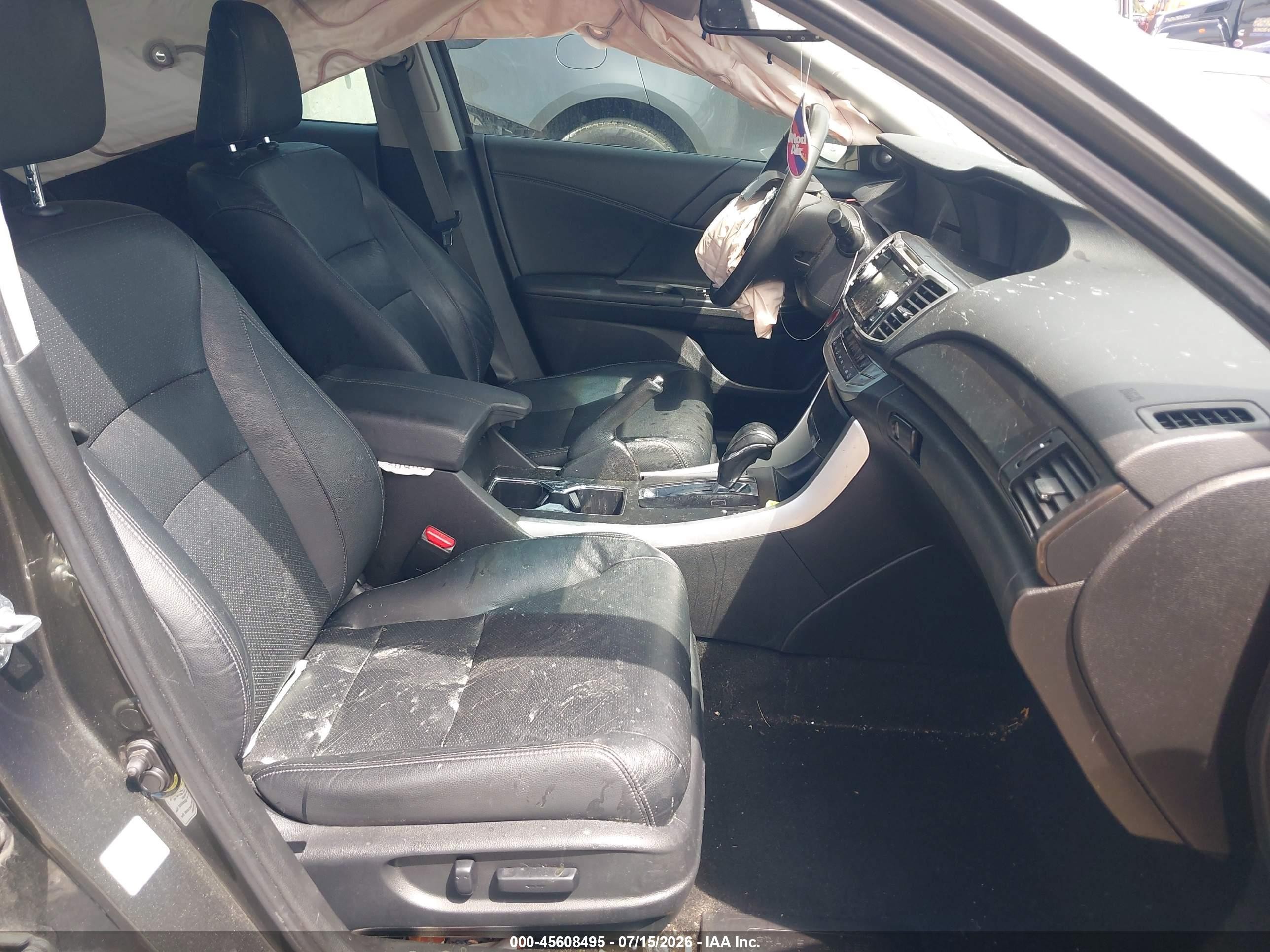 2013 Honda Accord Ex-l Серый vin: 1HGCR2F87DA140642