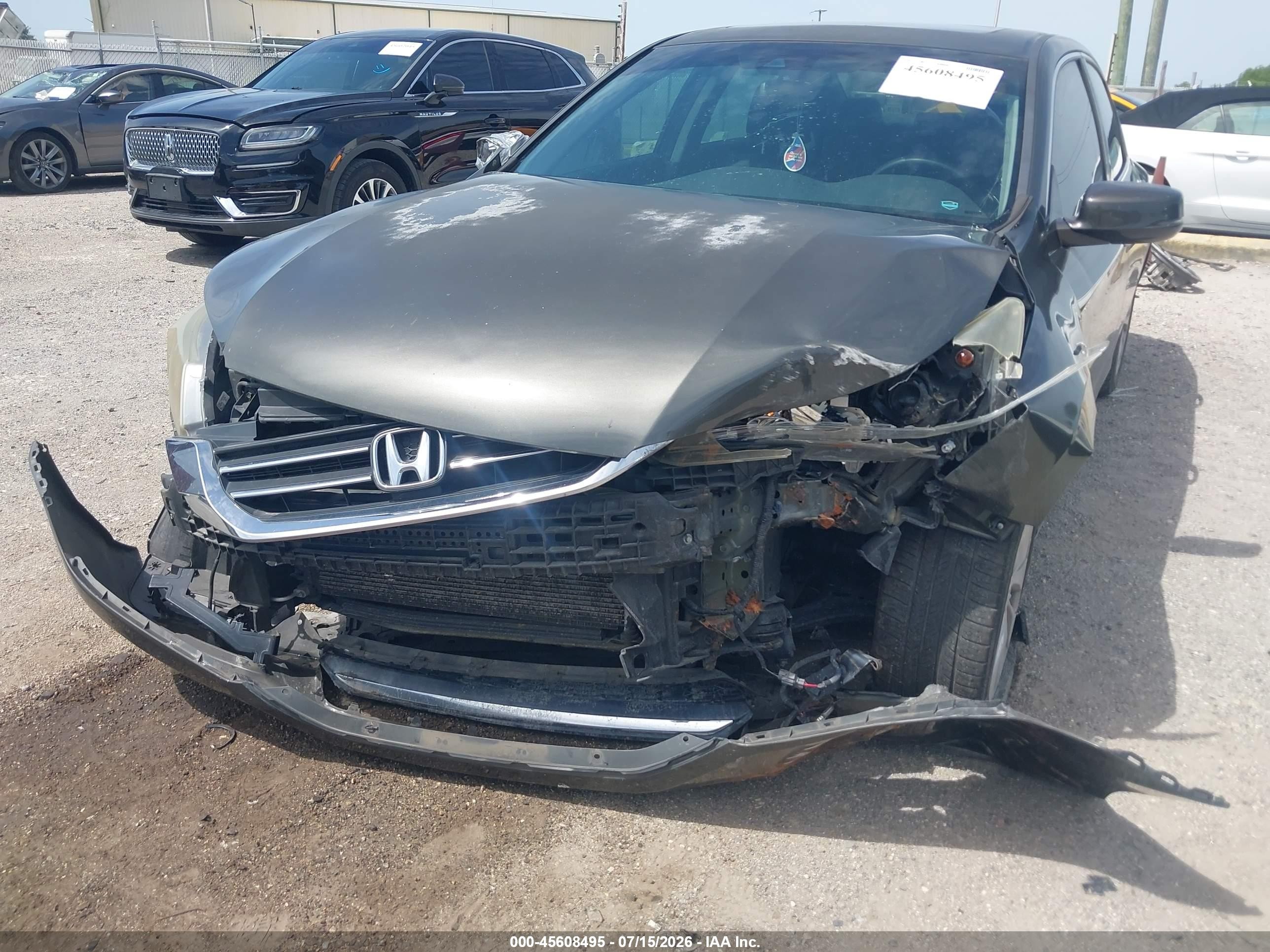 2013 Honda Accord Ex-l Серый vin: 1HGCR2F87DA140642