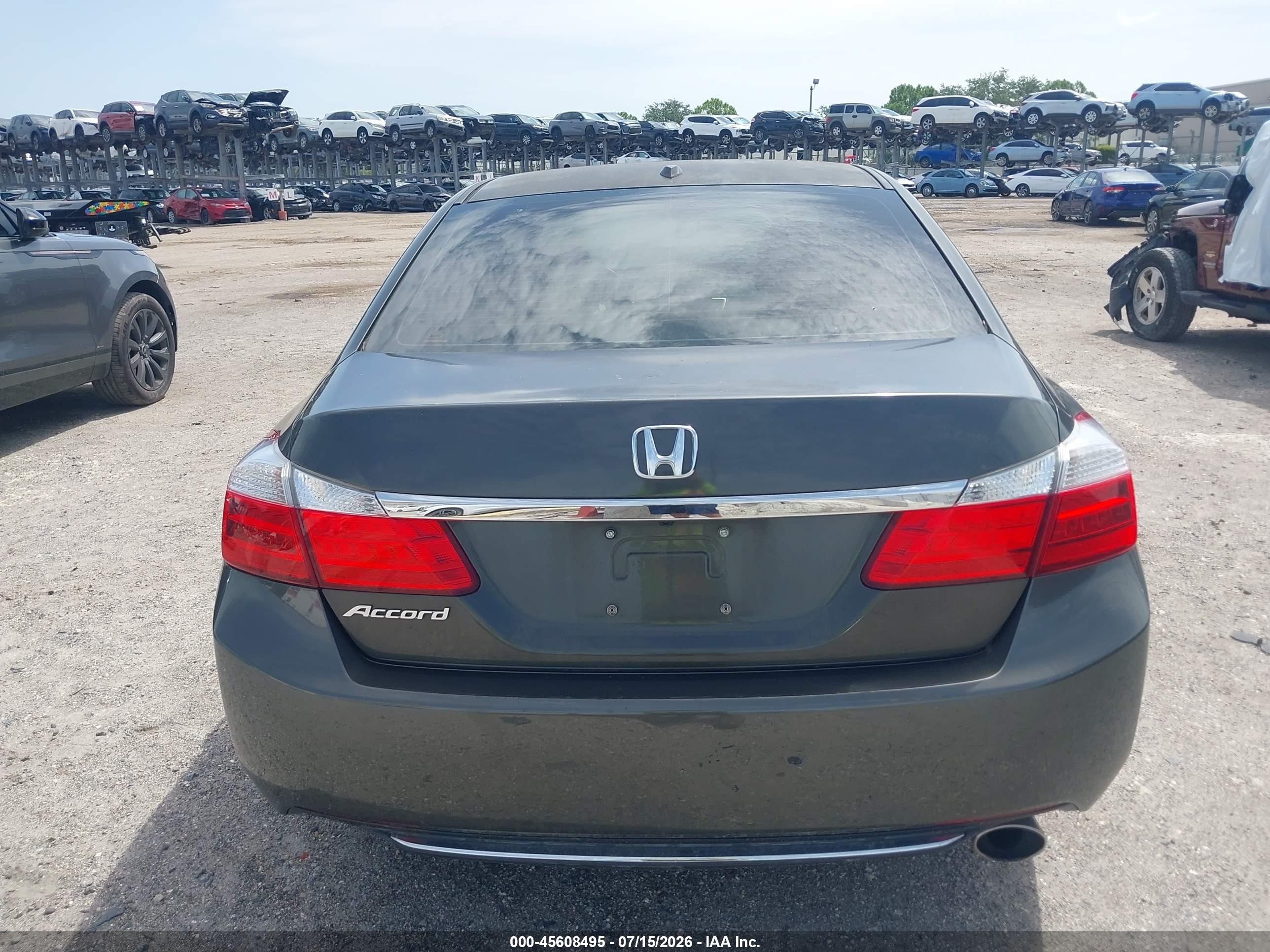 2013 Honda Accord Ex-l Серый vin: 1HGCR2F87DA140642