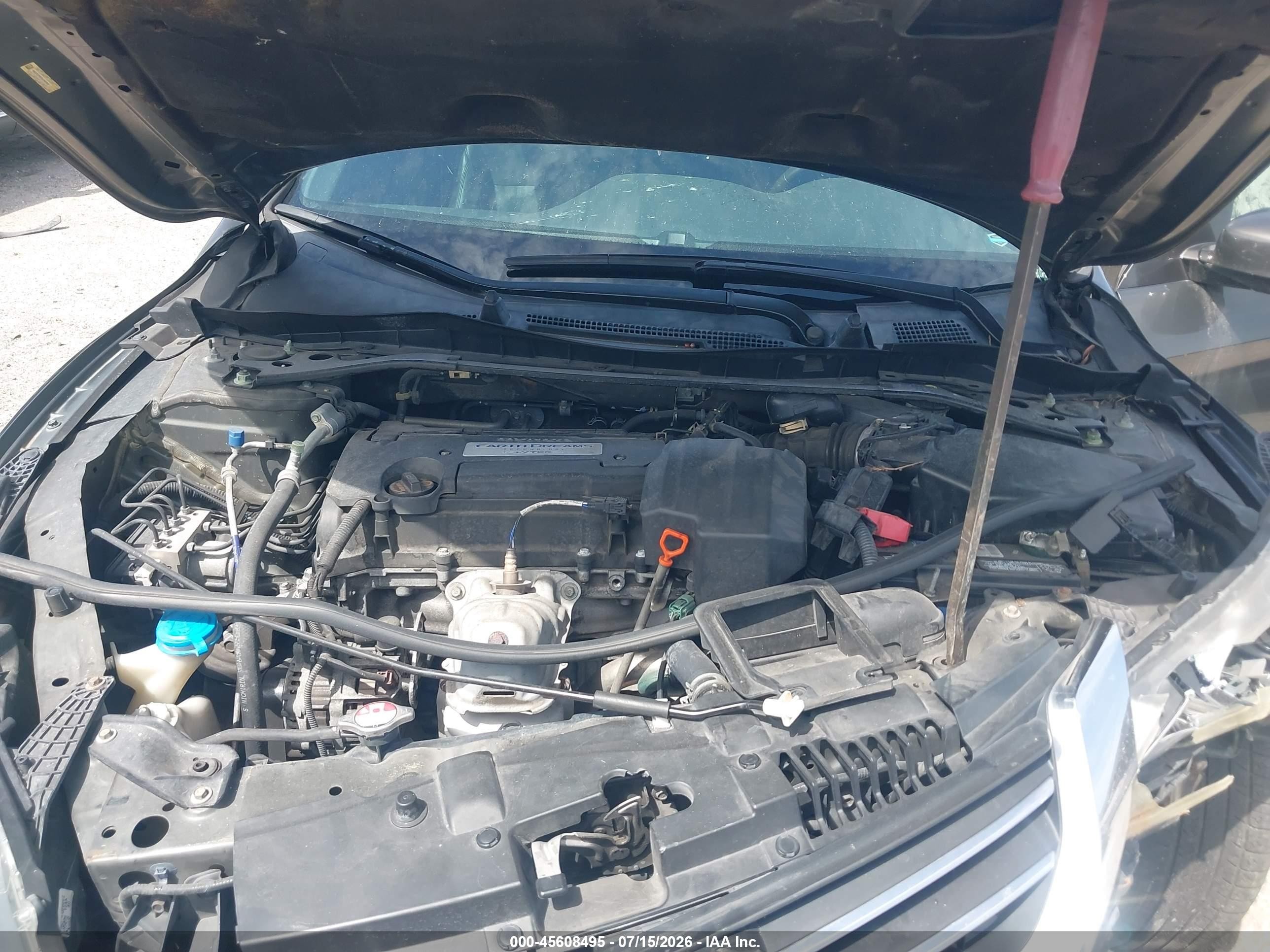 2013 Honda Accord Ex-l Серый vin: 1HGCR2F87DA140642