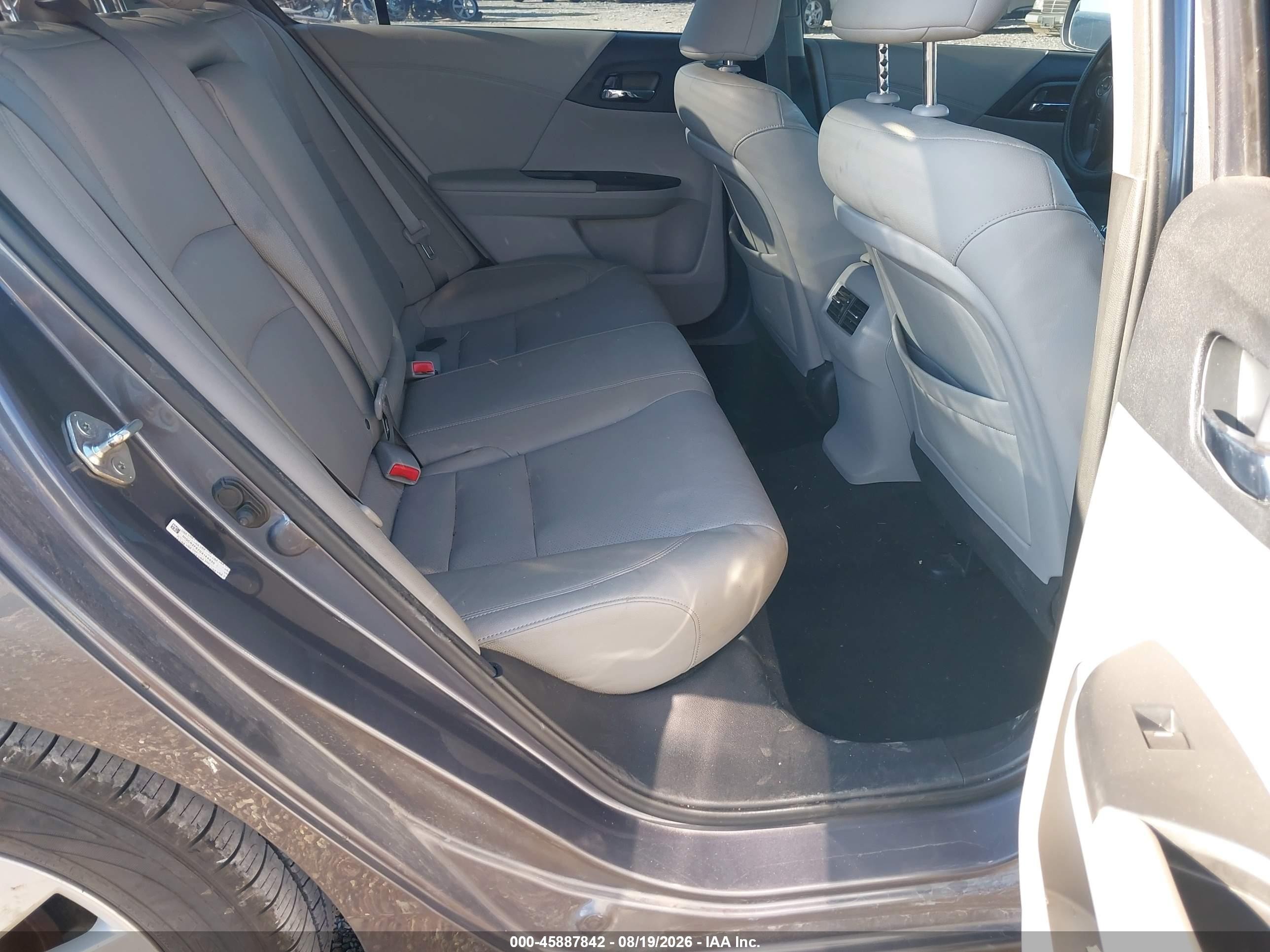 2013 Honda Accord Ex-l Серый vin: 1HGCR2F87DA144030