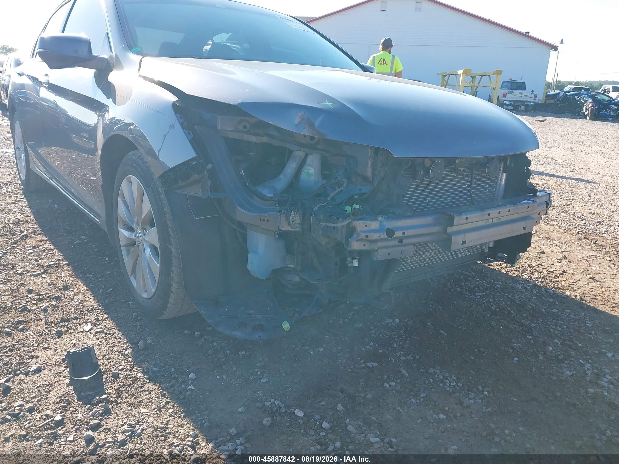 2013 Honda Accord Ex-l Серый vin: 1HGCR2F87DA144030