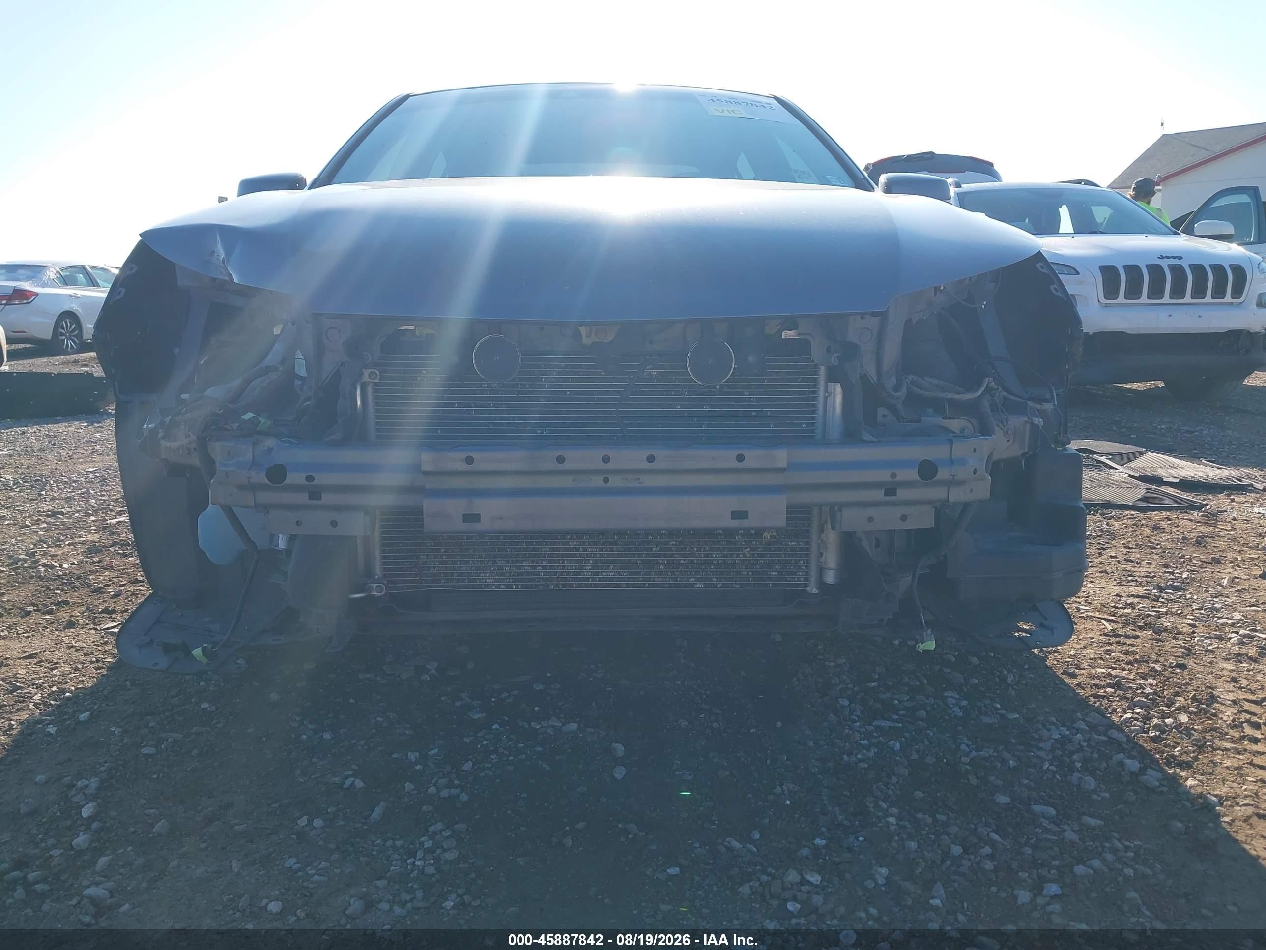 2013 Honda Accord Ex-l Серый vin: 1HGCR2F87DA144030