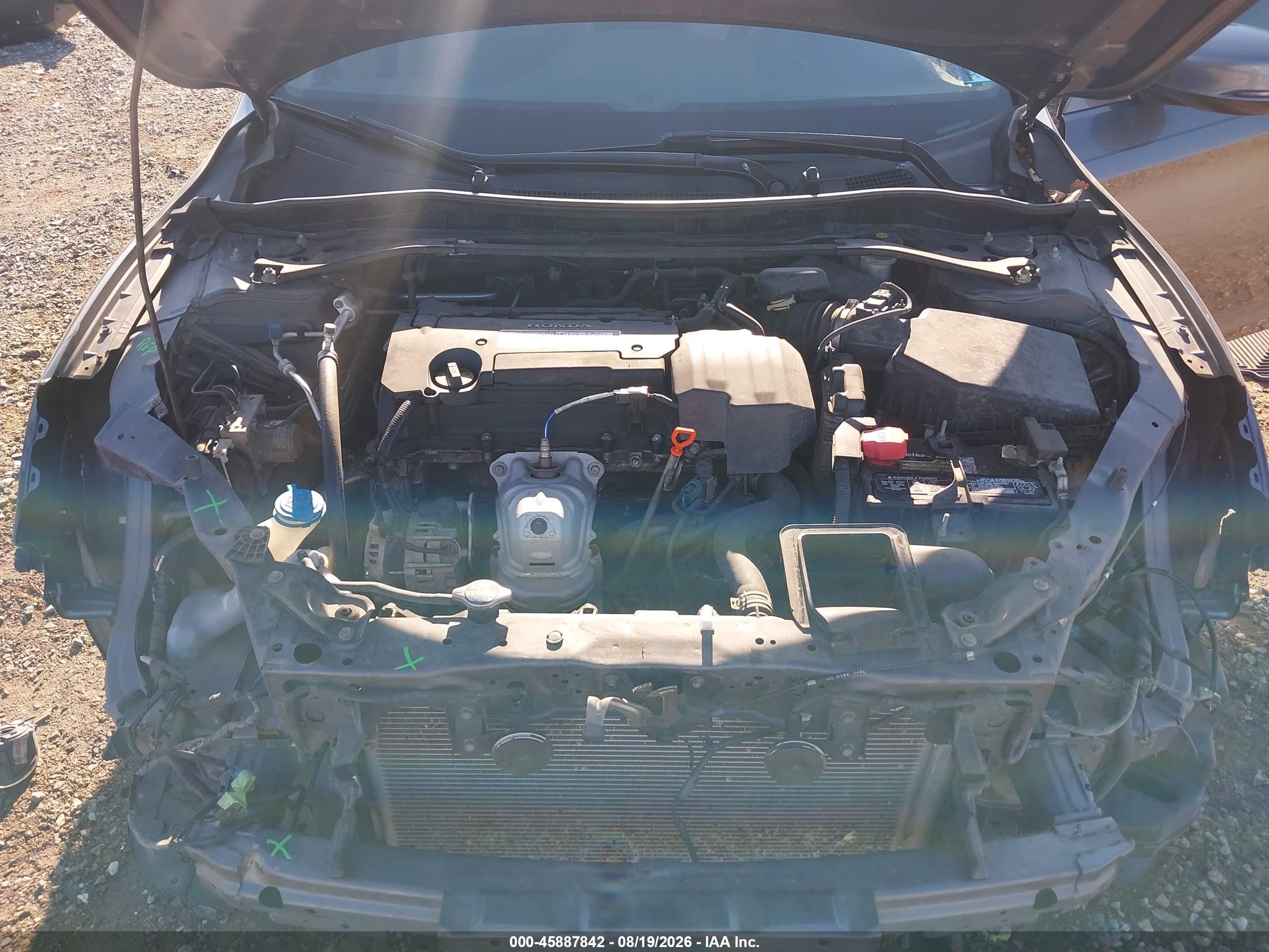 2013 Honda Accord Ex-l Серый vin: 1HGCR2F87DA144030