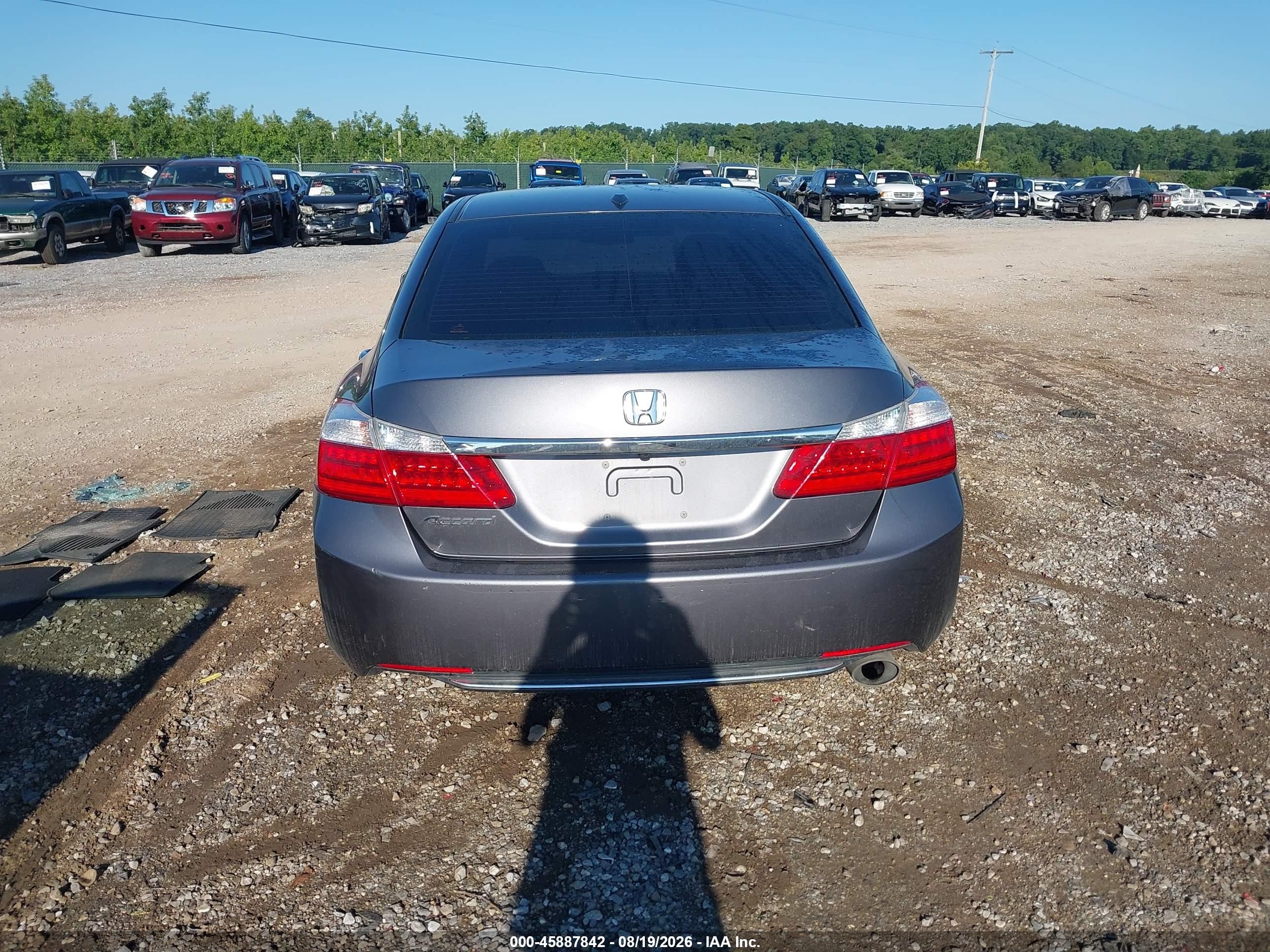 2013 Honda Accord Ex-l Серый vin: 1HGCR2F87DA144030