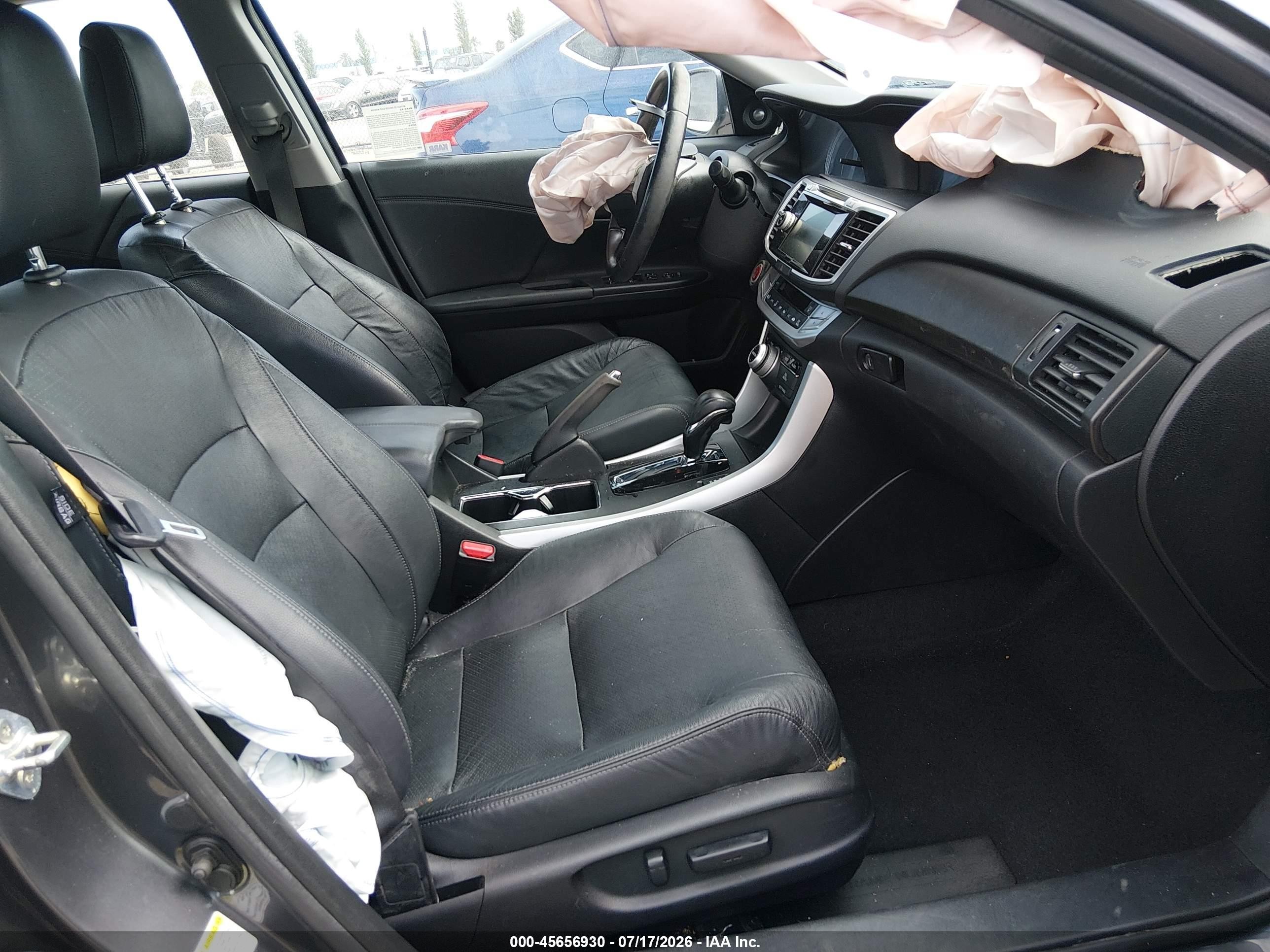 2013 Honda Accord Ex-l Gray vin: 1HGCR2F87DA148529
