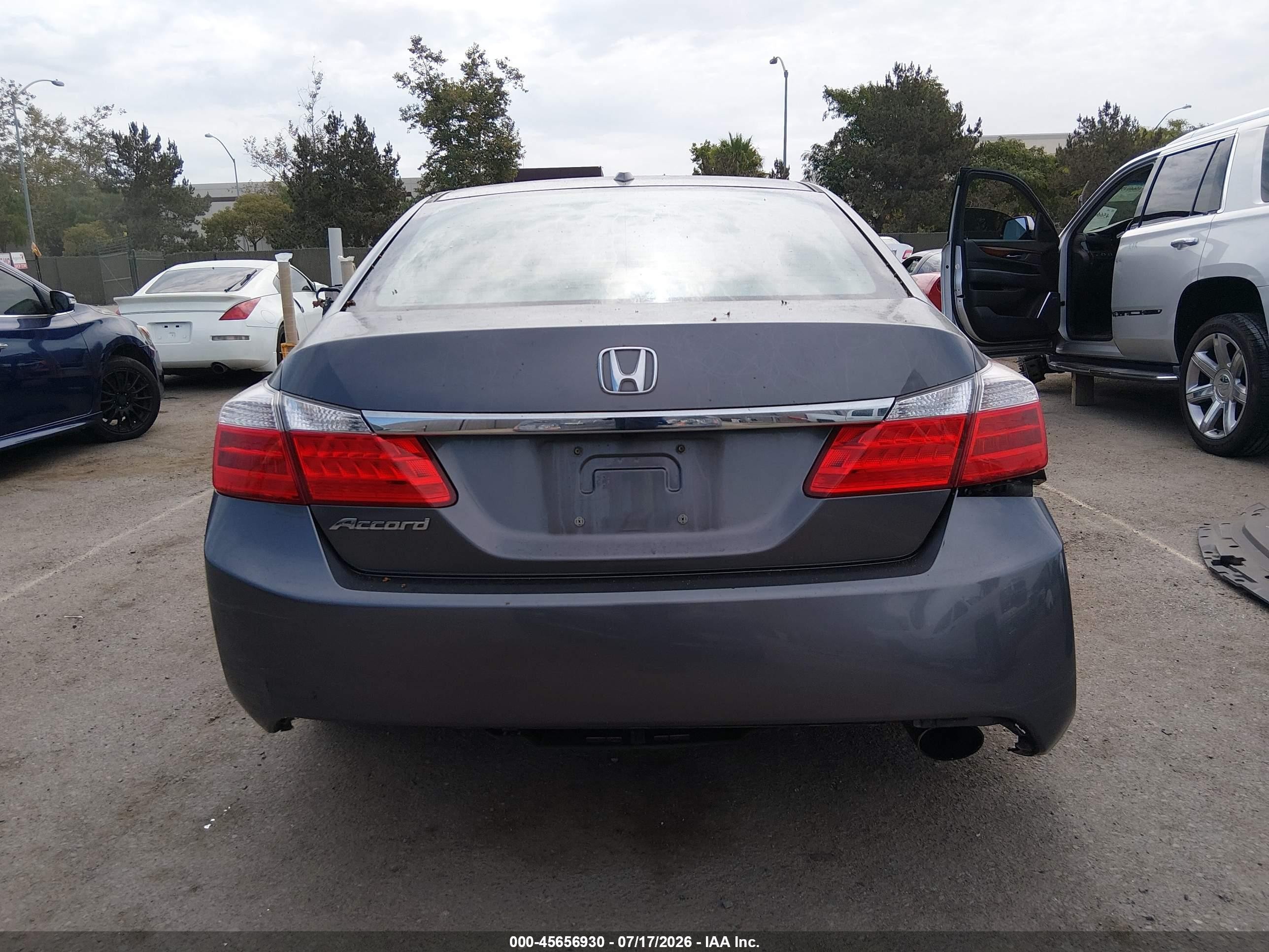 2013 Honda Accord Ex-l Gray vin: 1HGCR2F87DA148529