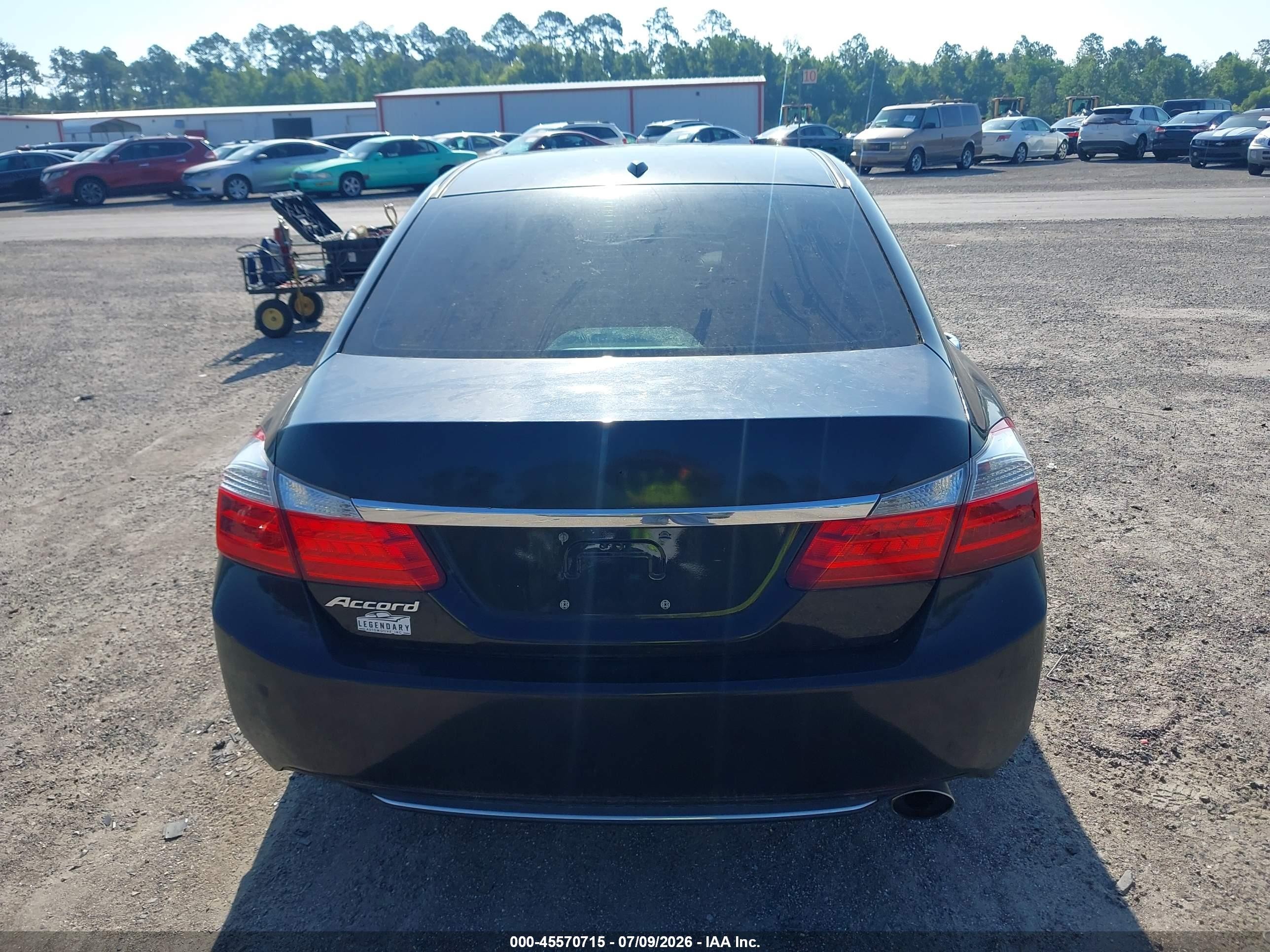 2013 Honda Accord Ex-l Black vin: 1HGCR2F87DA153536