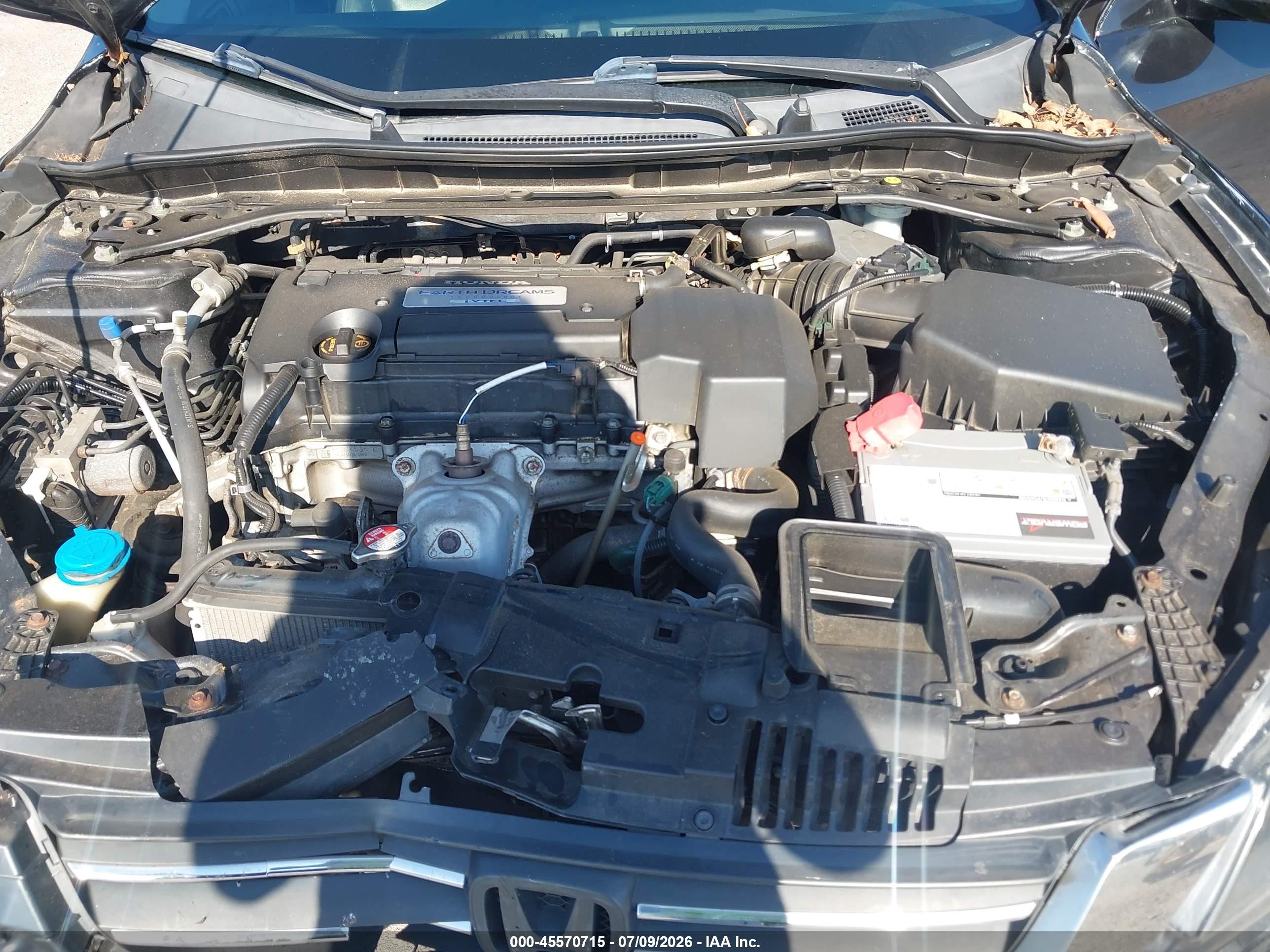2013 Honda Accord Ex-l Black vin: 1HGCR2F87DA153536
