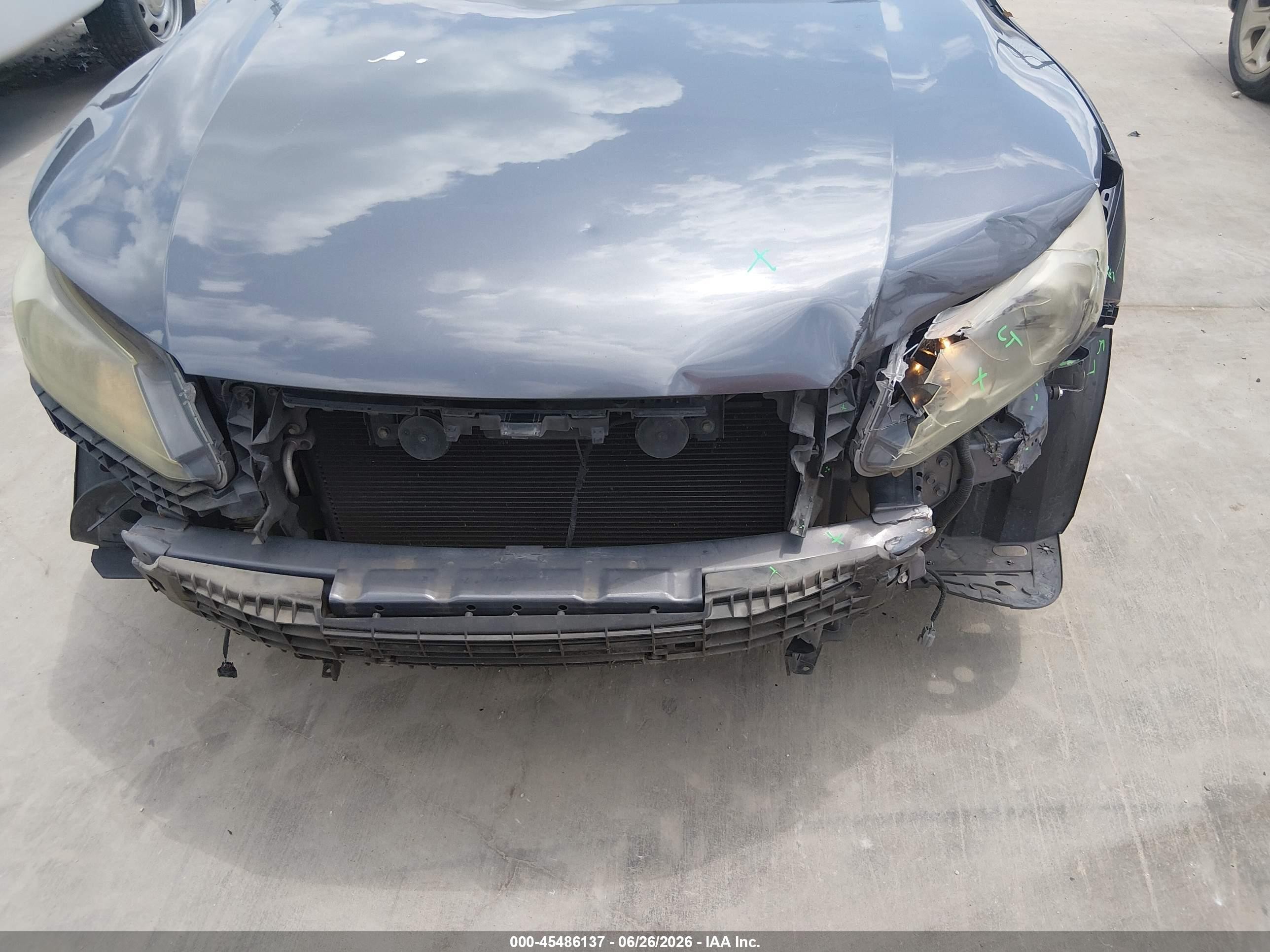 2013 Honda Accord Ex-l Серый vin: 1HGCR2F87DA153648