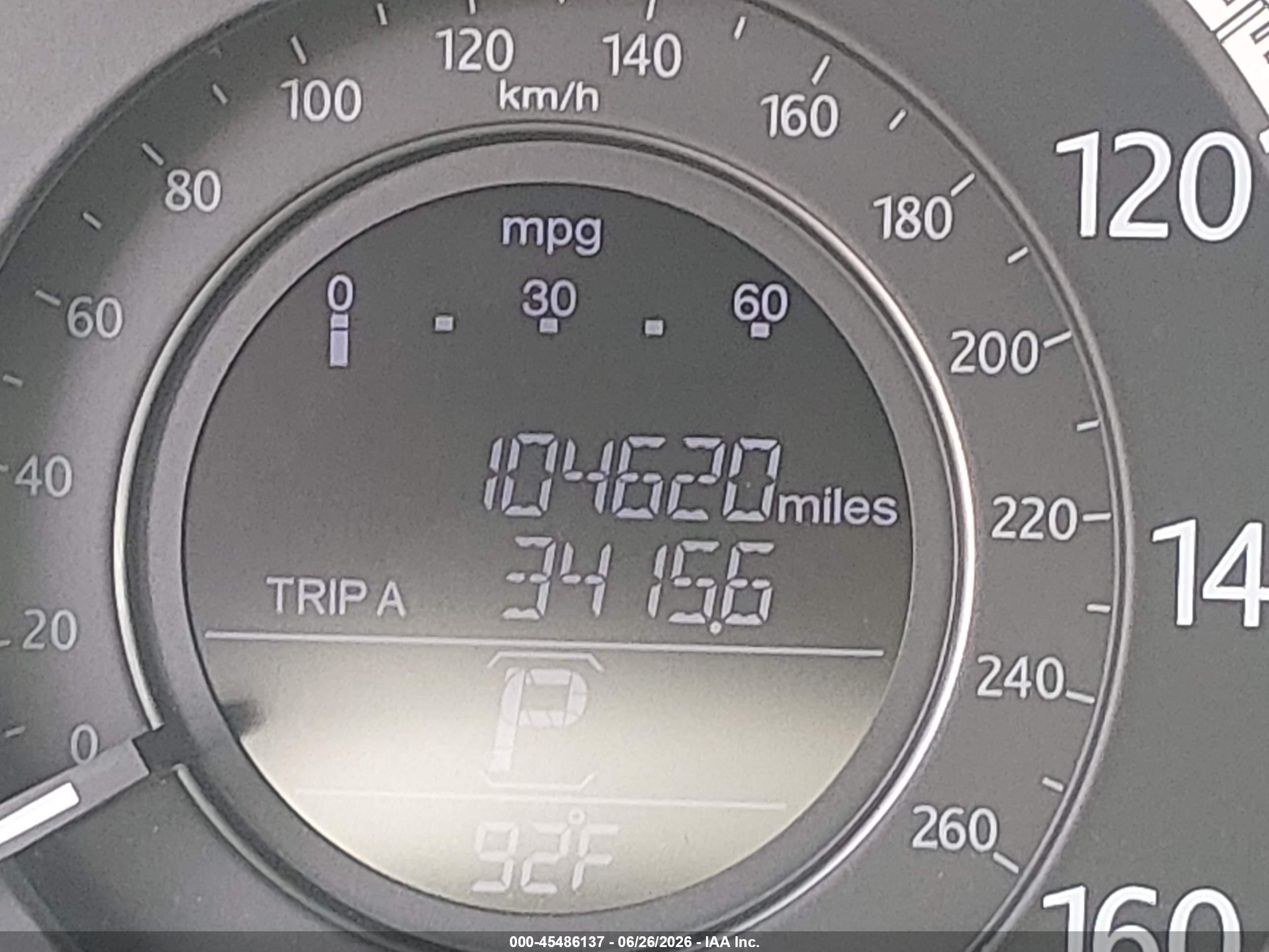 2013 Honda Accord Ex-l Серый vin: 1HGCR2F87DA153648