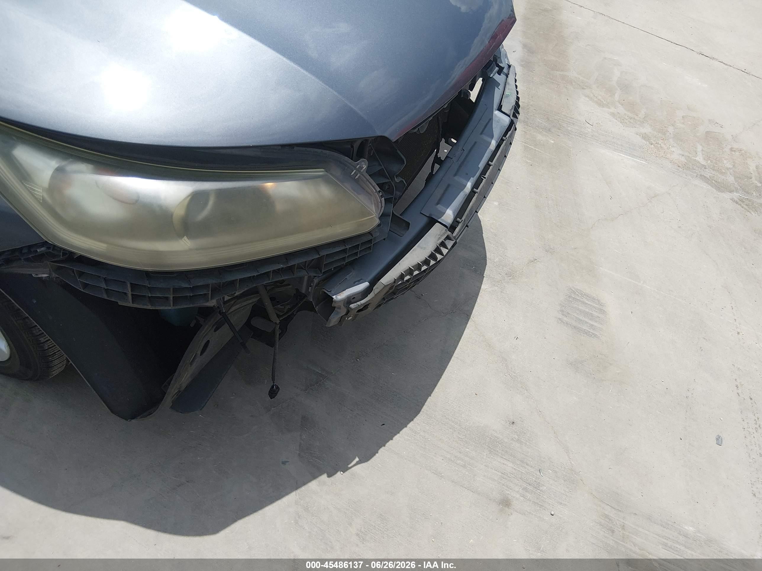 2013 Honda Accord Ex-l Серый vin: 1HGCR2F87DA153648