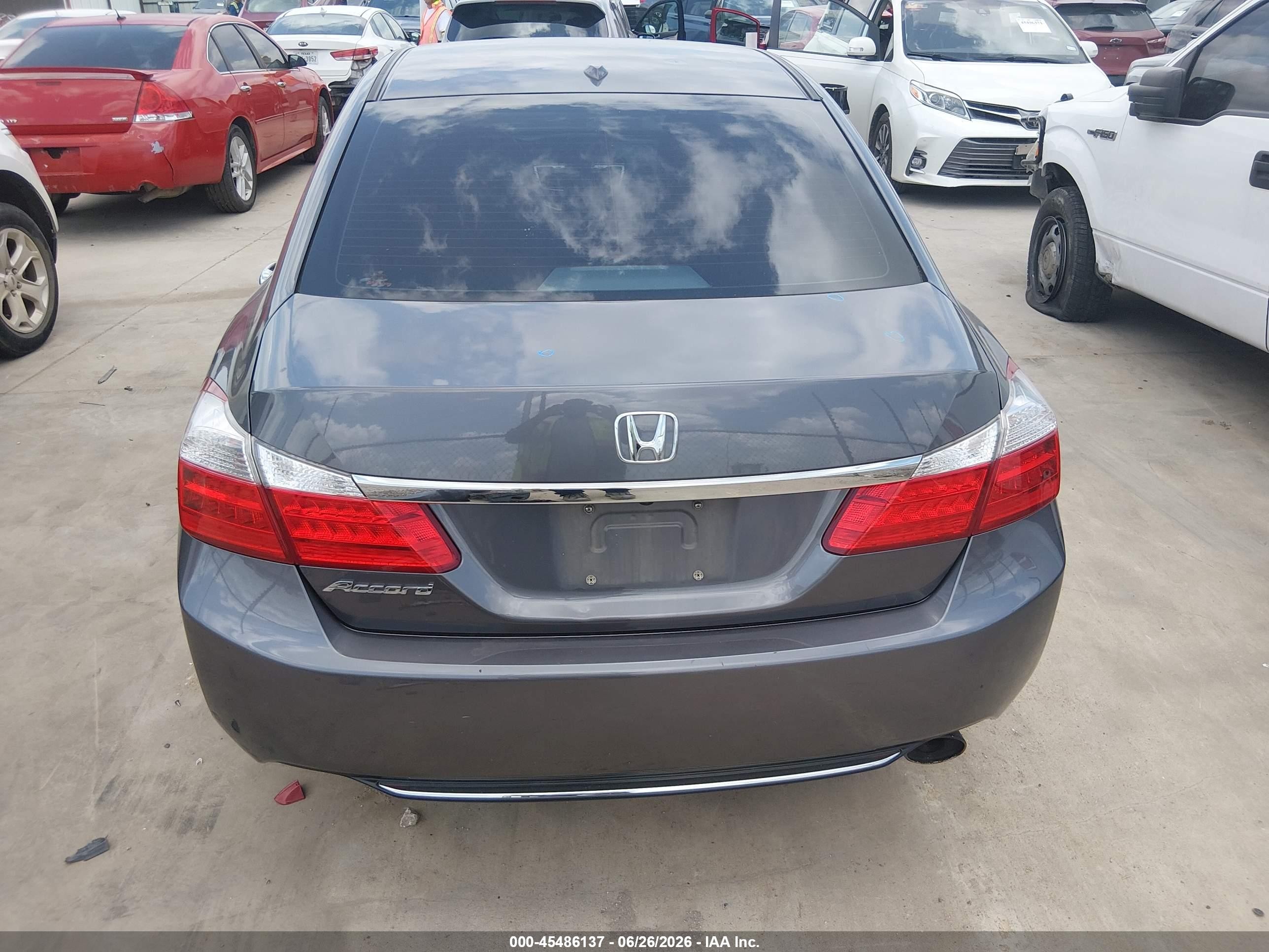 2013 Honda Accord Ex-l Серый vin: 1HGCR2F87DA153648
