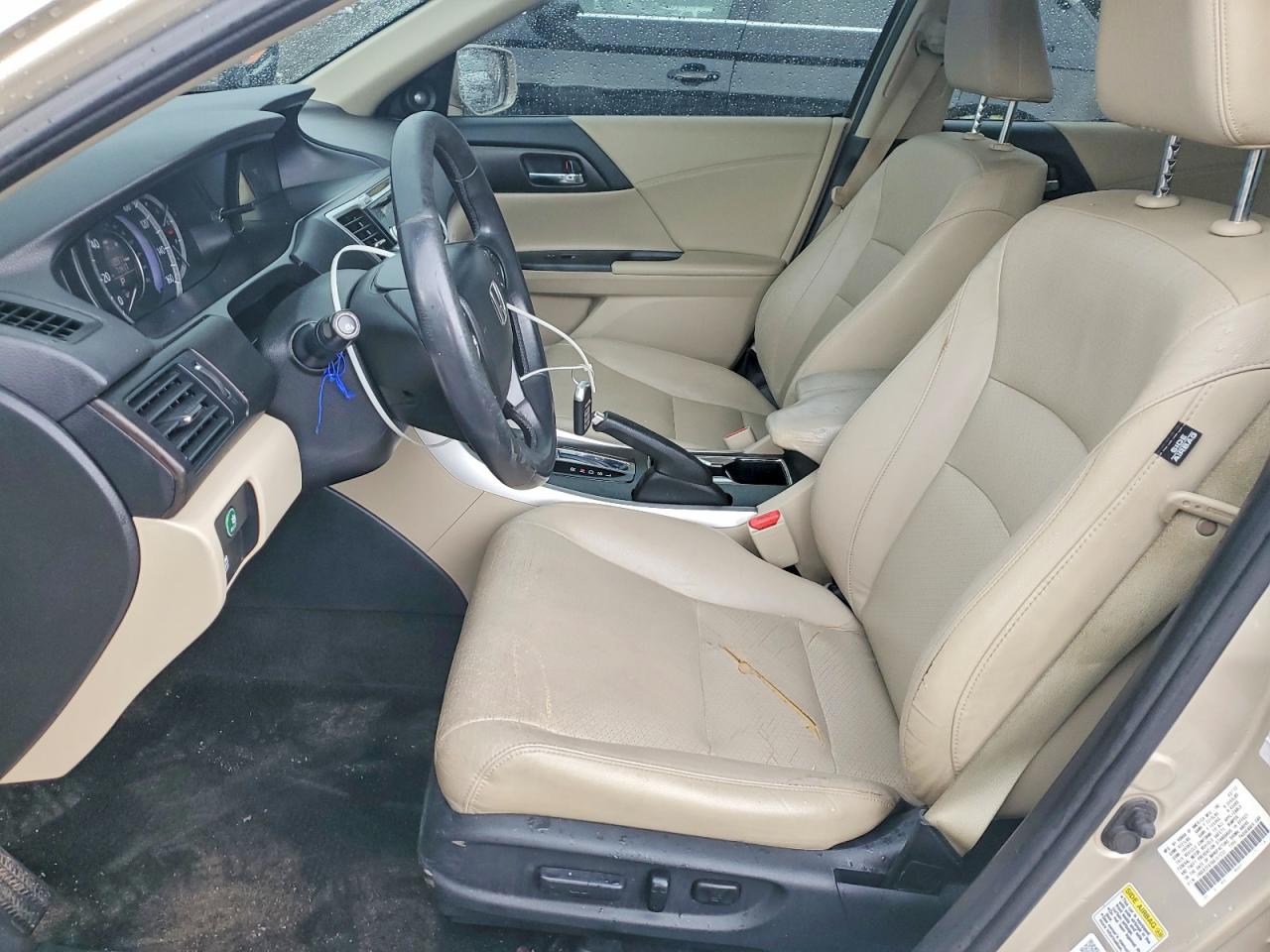 2013 Honda Accord Exl Beige vin: 1HGCR2F87DA157232