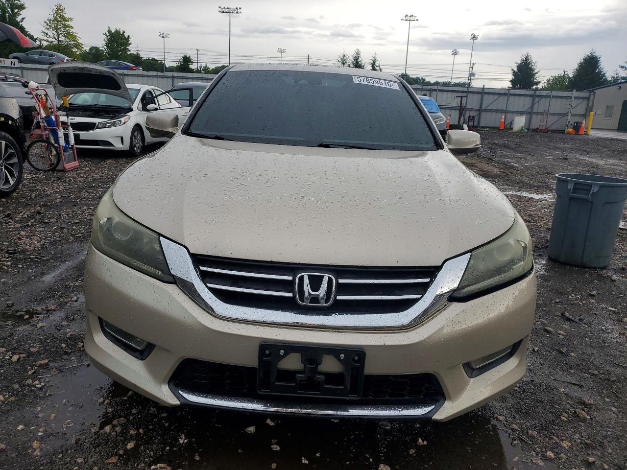 2013 Honda Accord Exl Beige vin: 1HGCR2F87DA157232