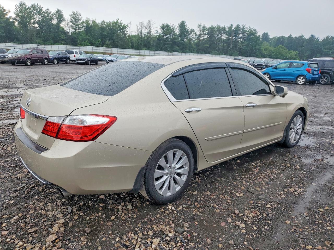 2013 Honda Accord Exl Beige vin: 1HGCR2F87DA157232