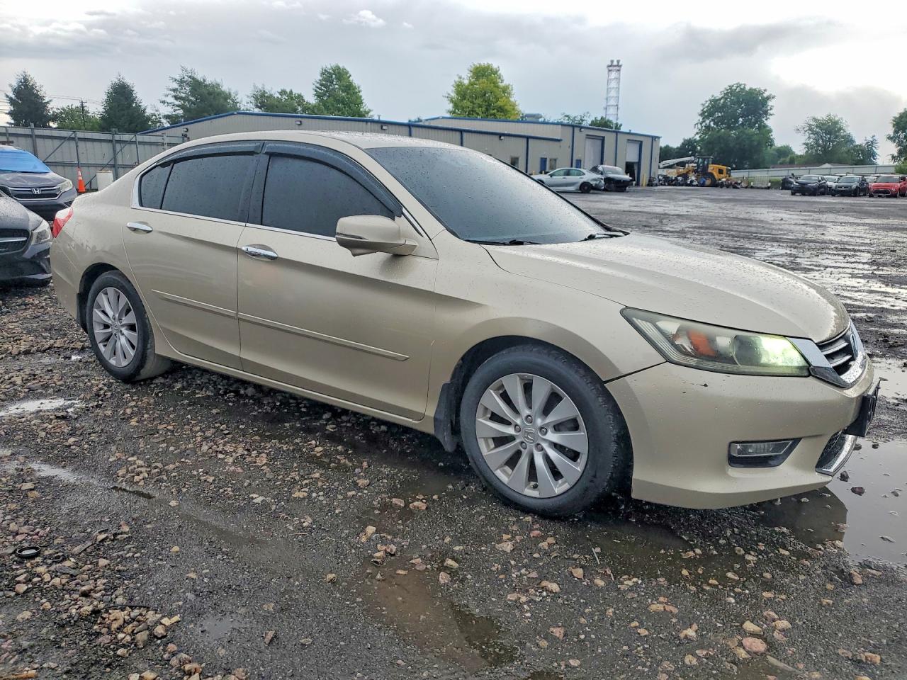 2013 Honda Accord Exl Beige vin: 1HGCR2F87DA157232