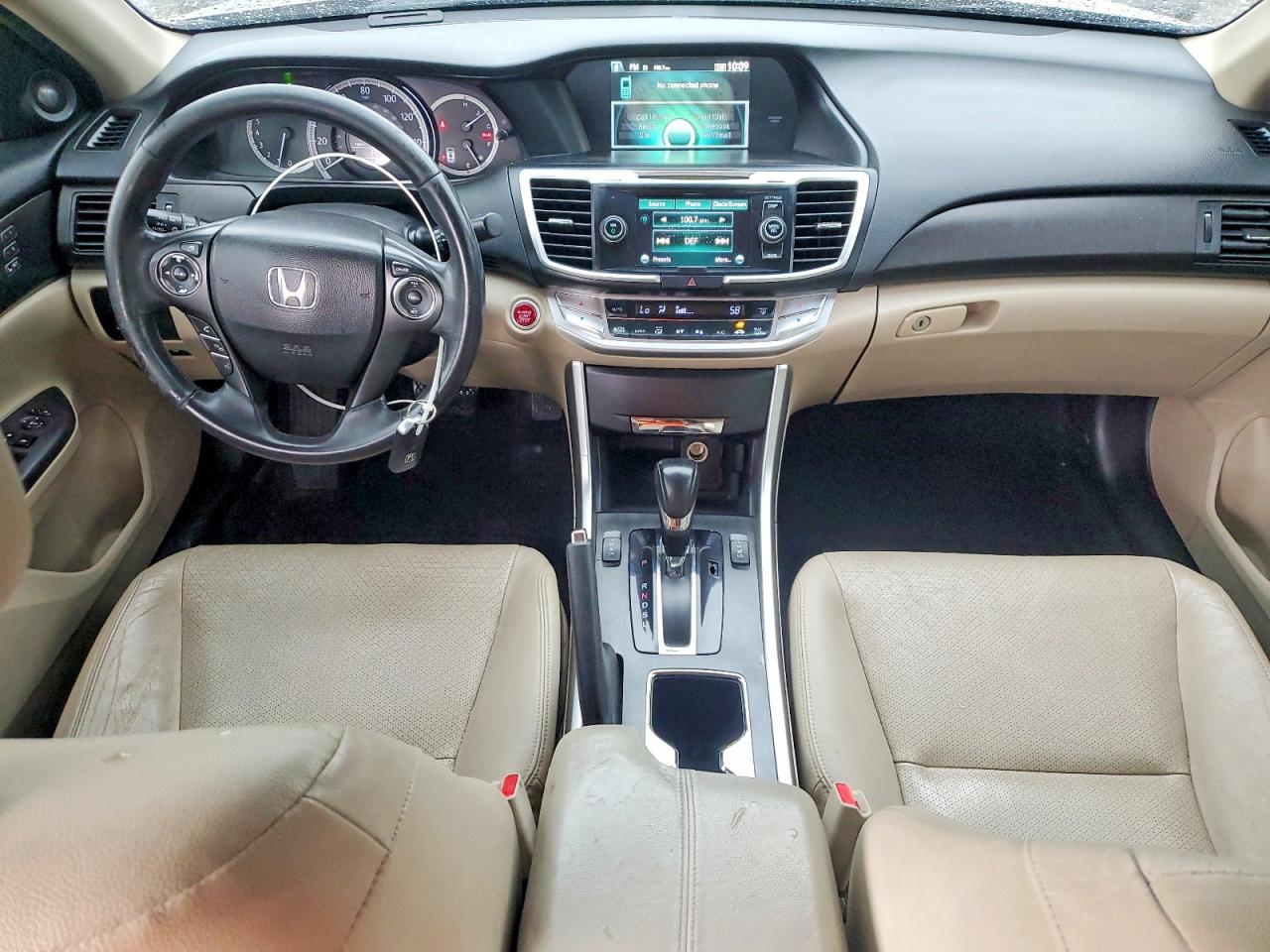 2013 Honda Accord Exl Beige vin: 1HGCR2F87DA157232