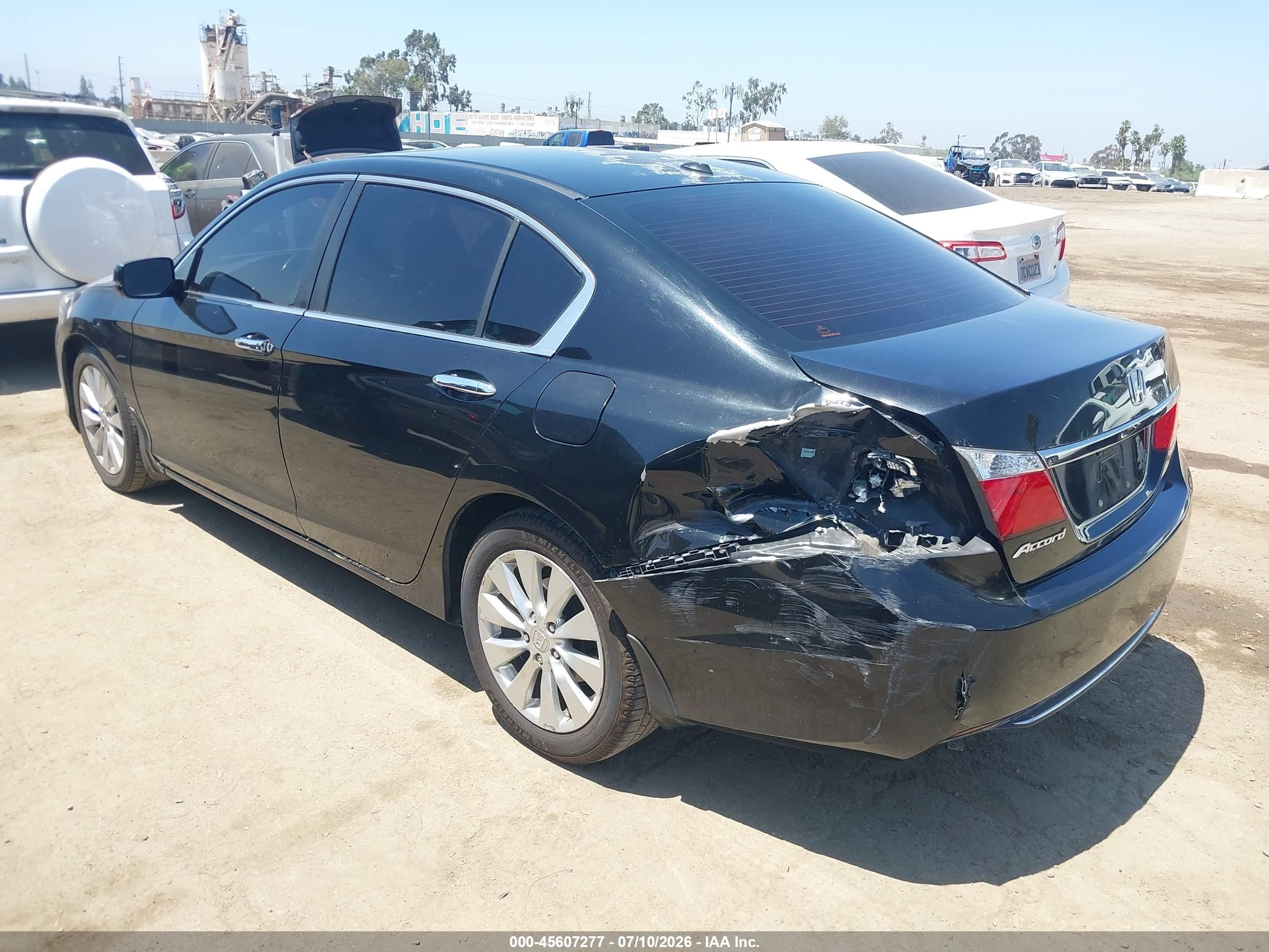 2013 Honda Accord Ex-l Черный vin: 1HGCR2F87DA157716