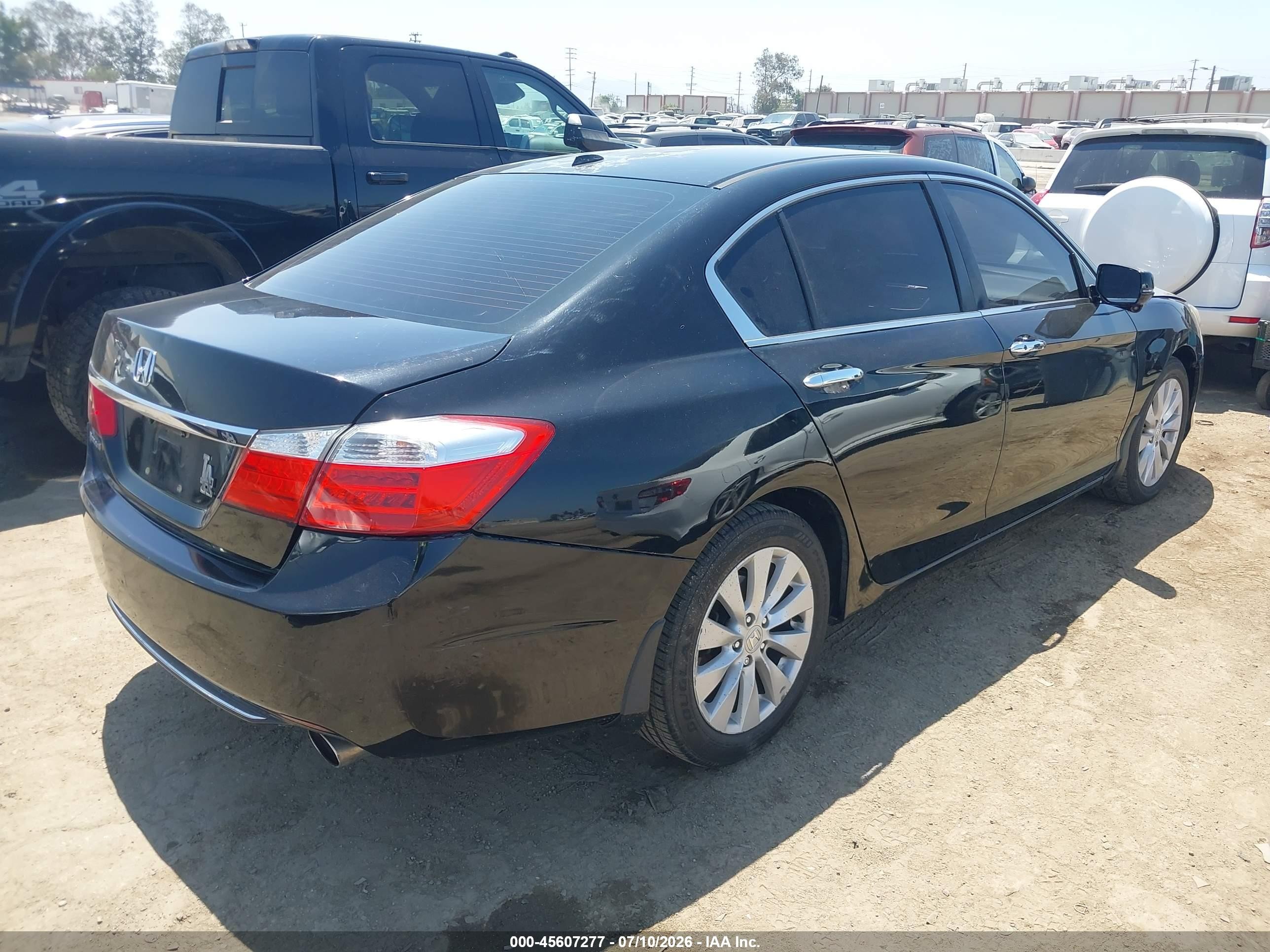 2013 Honda Accord Ex-l Черный vin: 1HGCR2F87DA157716