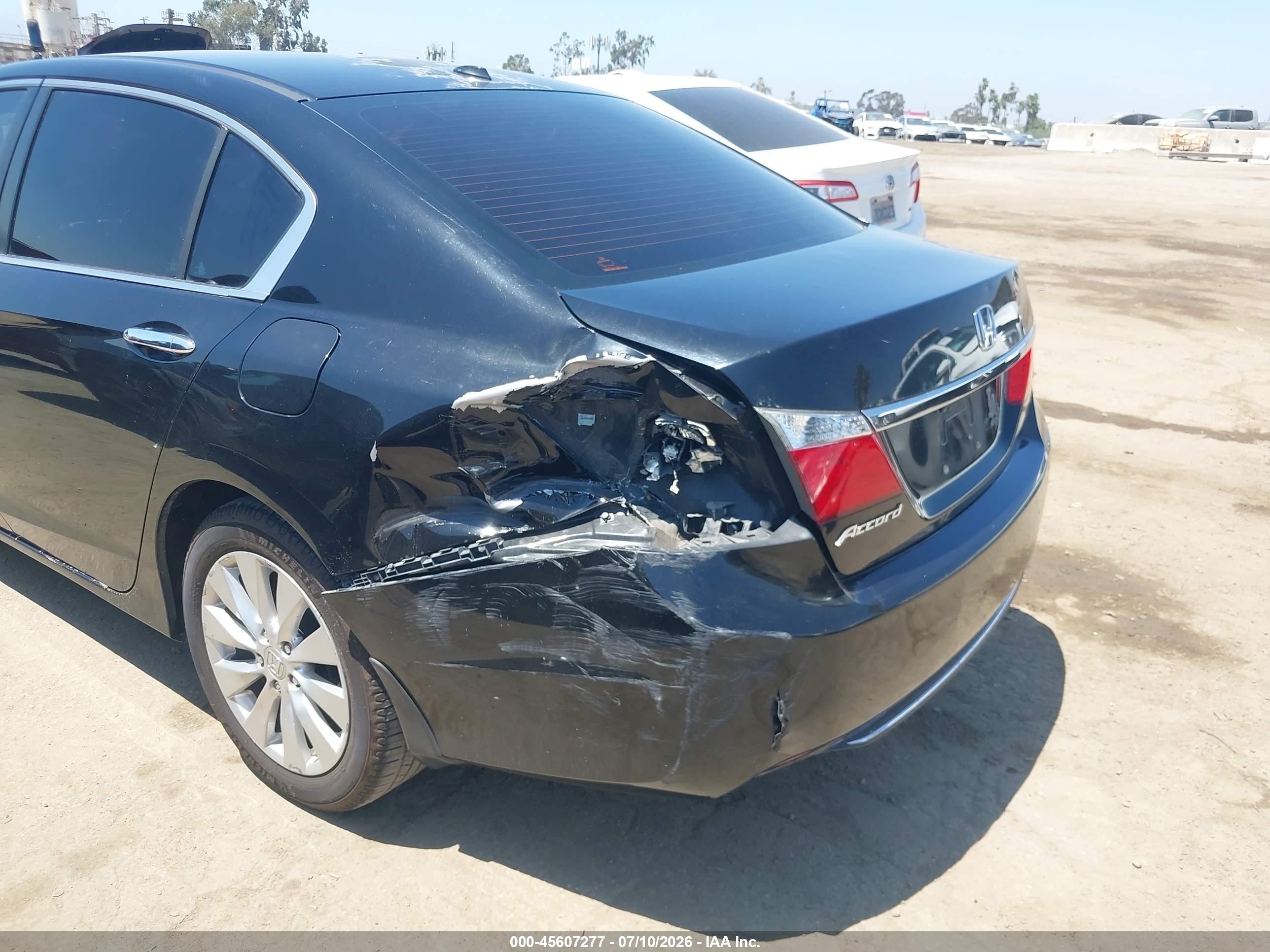 2013 Honda Accord Ex-l Черный vin: 1HGCR2F87DA157716