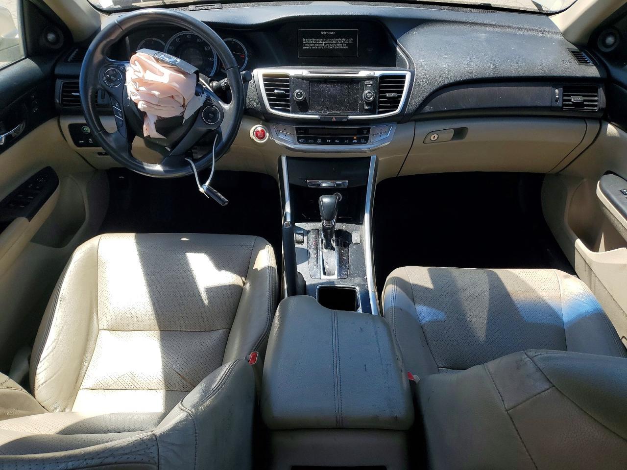 2013 Honda Accord Exl Beige vin: 1HGCR2F87DA169509