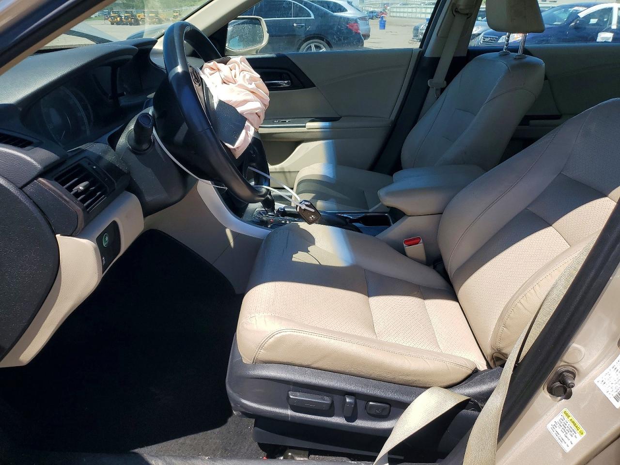 2013 Honda Accord Exl Beige vin: 1HGCR2F87DA169509