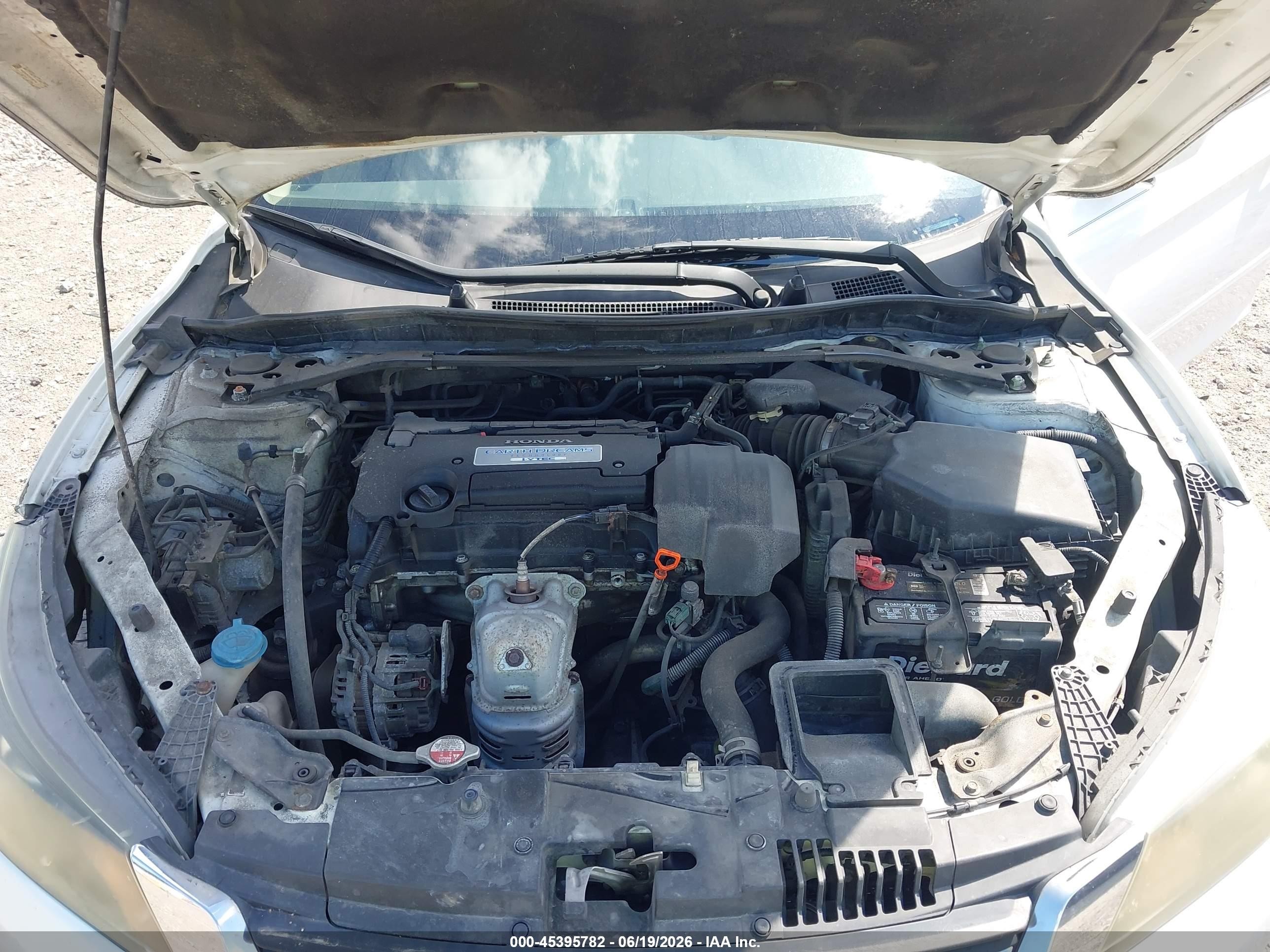 2013 Honda Accord Ex-l Белый vin: 1HGCR2F87DA198704
