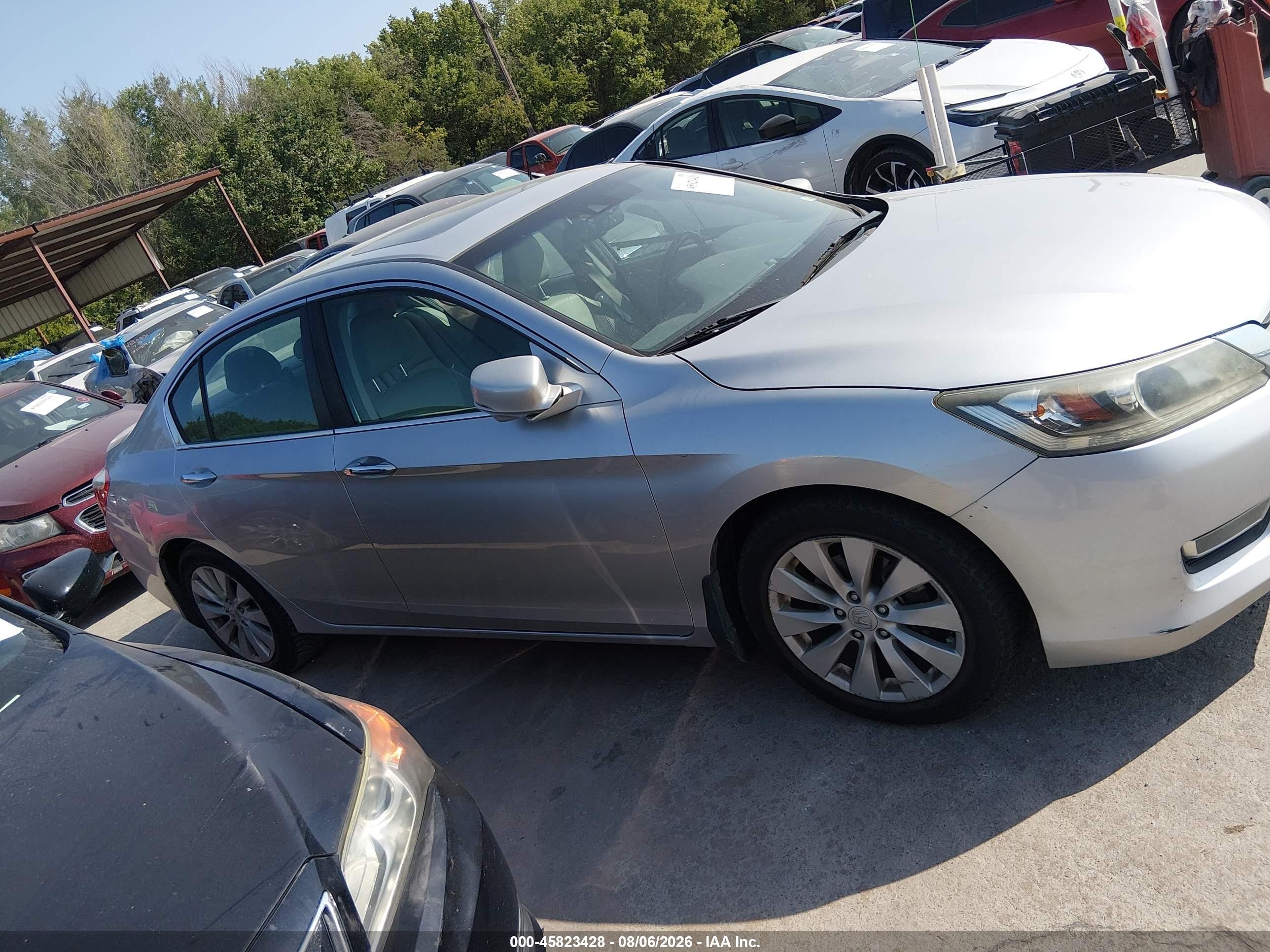 2013 Honda Accord Ex-l Gray vin: 1HGCR2F87DA205912