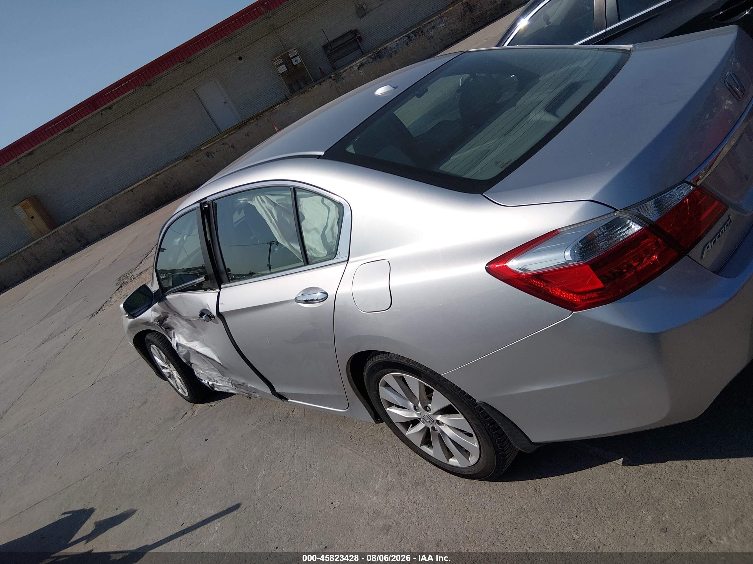 2013 Honda Accord Ex-l Gray vin: 1HGCR2F87DA205912