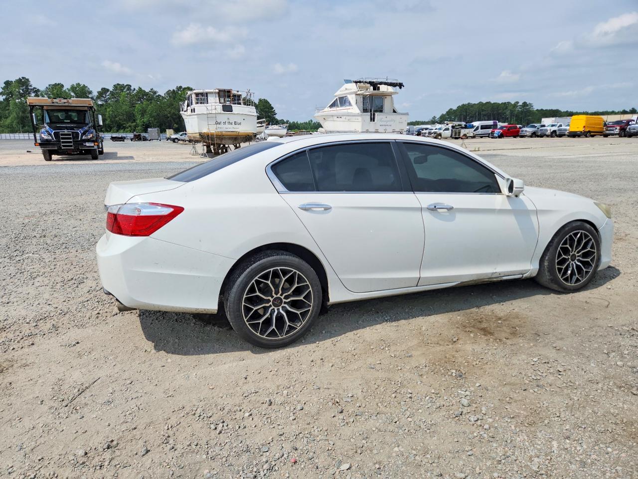 2013 Honda Accord Exl Белый vin: 1HGCR2F87DA209023