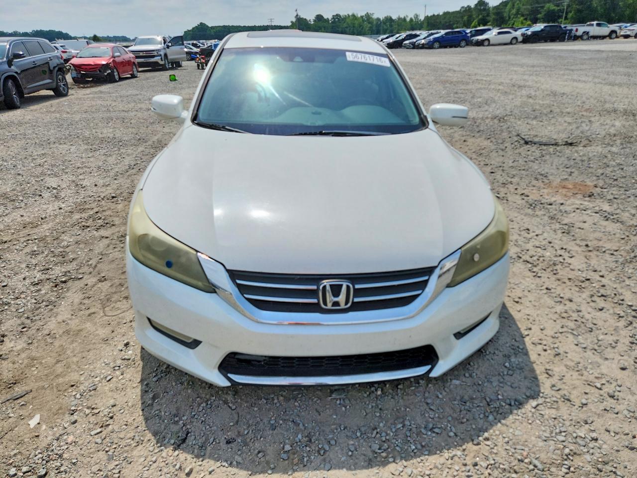 2013 Honda Accord Exl Белый vin: 1HGCR2F87DA209023