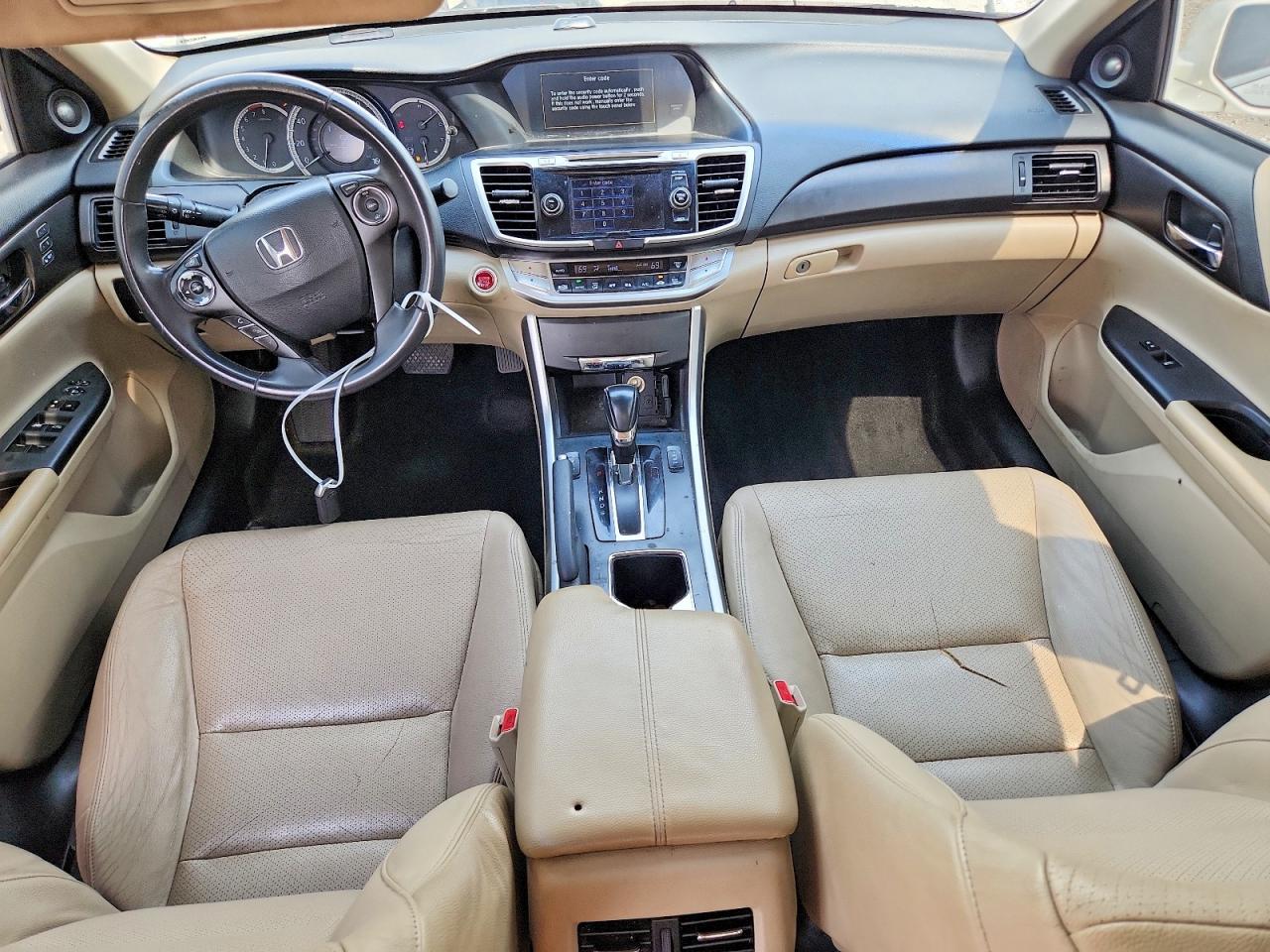 2013 Honda Accord Exl Белый vin: 1HGCR2F87DA209023