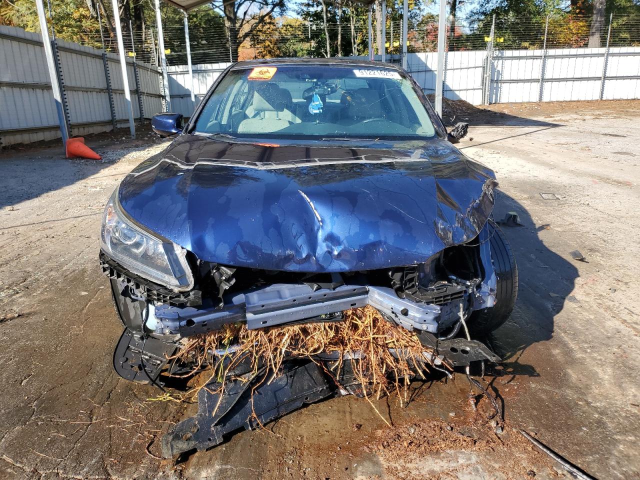 2013 Honda Accord Exl Blue vin: 1HGCR2F87DA210415