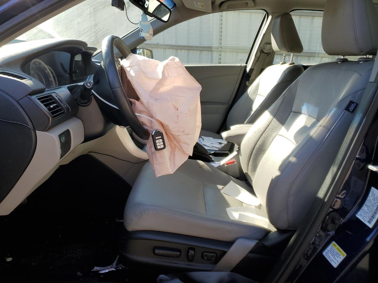 2013 Honda Accord Exl Blue vin: 1HGCR2F87DA210415