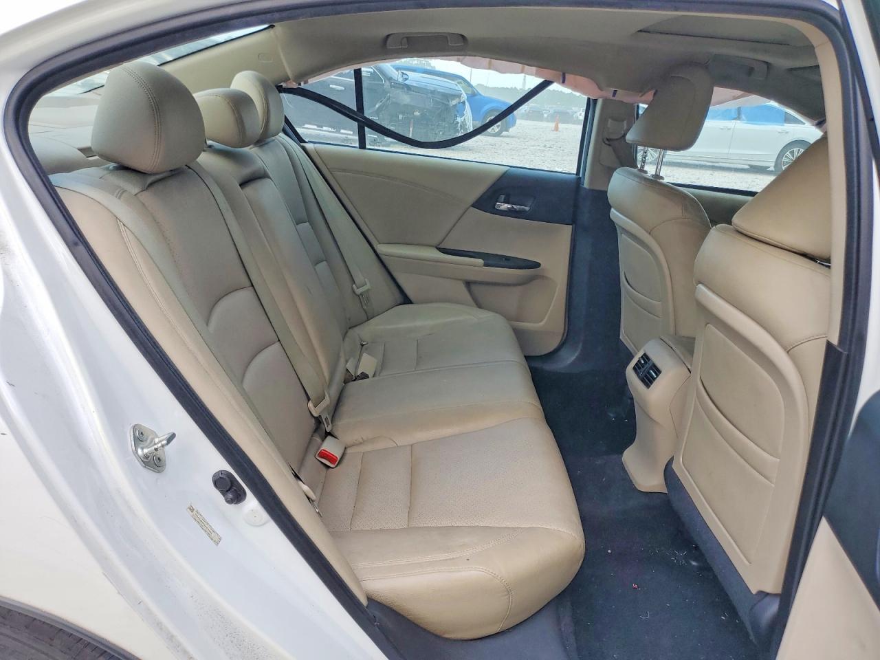 2013 Honda Accord Exl White vin: 1HGCR2F87DA213895