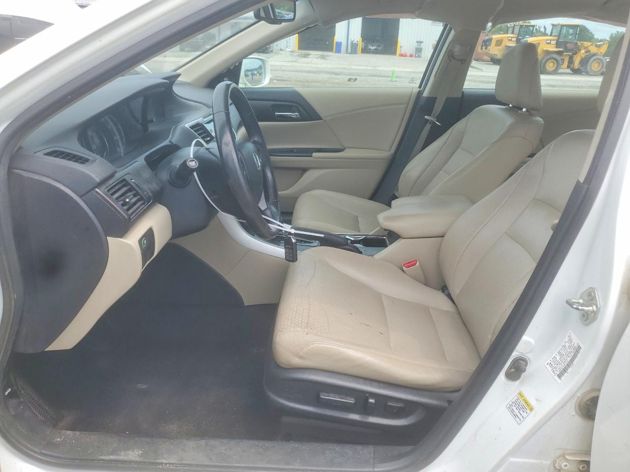 2013 Honda Accord Exl White vin: 1HGCR2F87DA218787