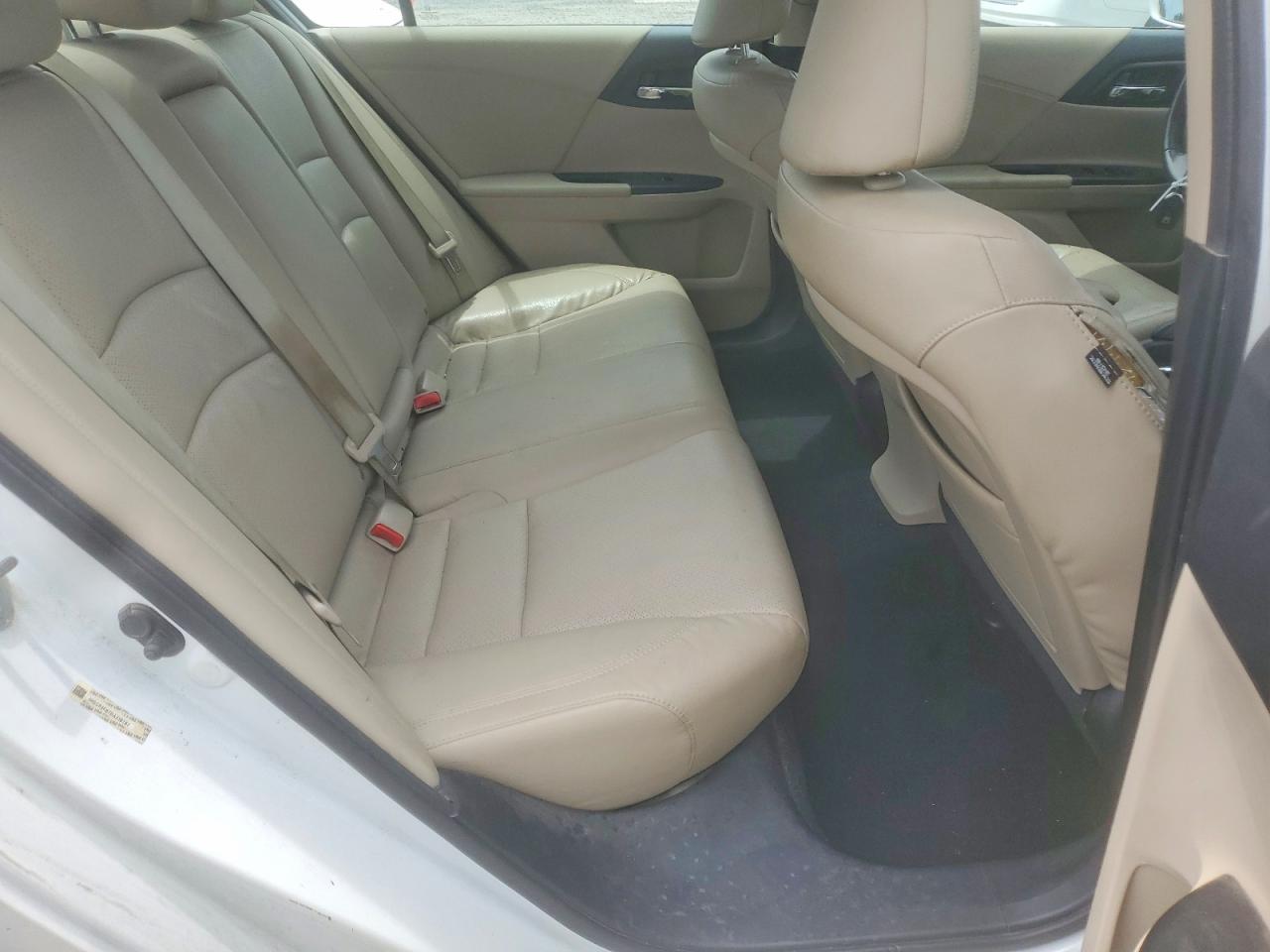 2013 Honda Accord Exl White vin: 1HGCR2F87DA218787