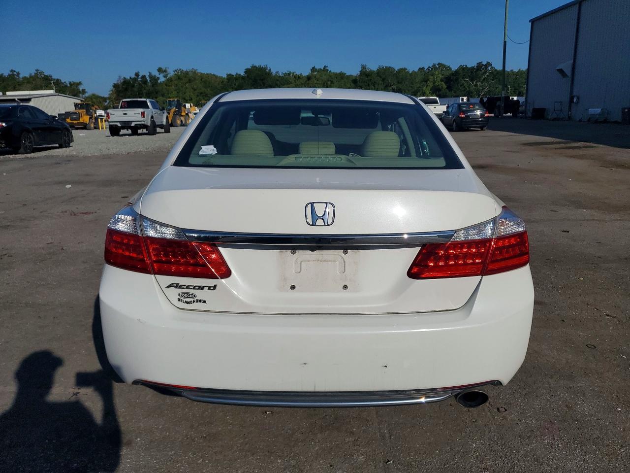 2013 Honda Accord Exl White vin: 1HGCR2F87DA234956