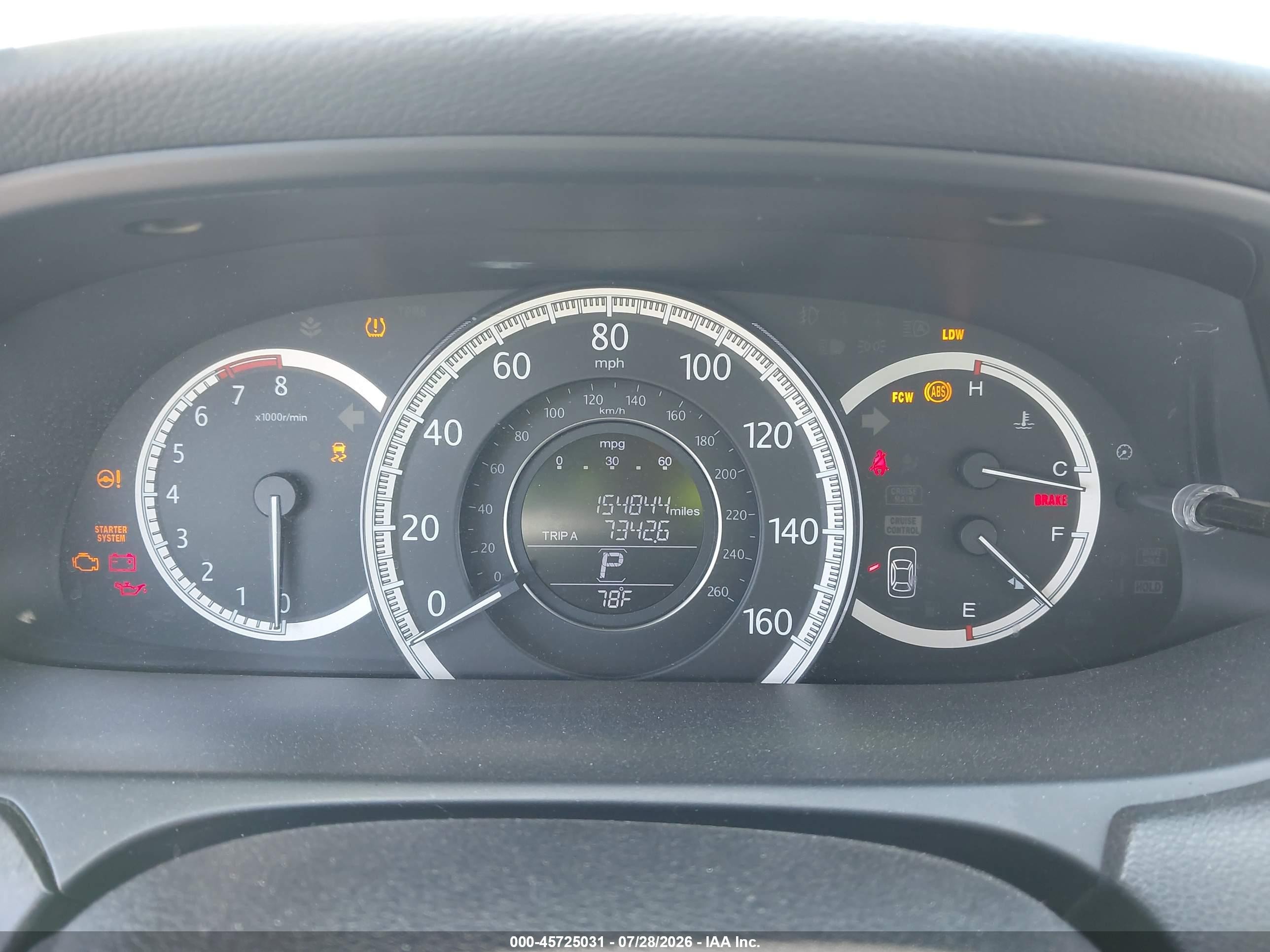 2013 Honda Accord Ex-l Белый vin: 1HGCR2F87DA238179
