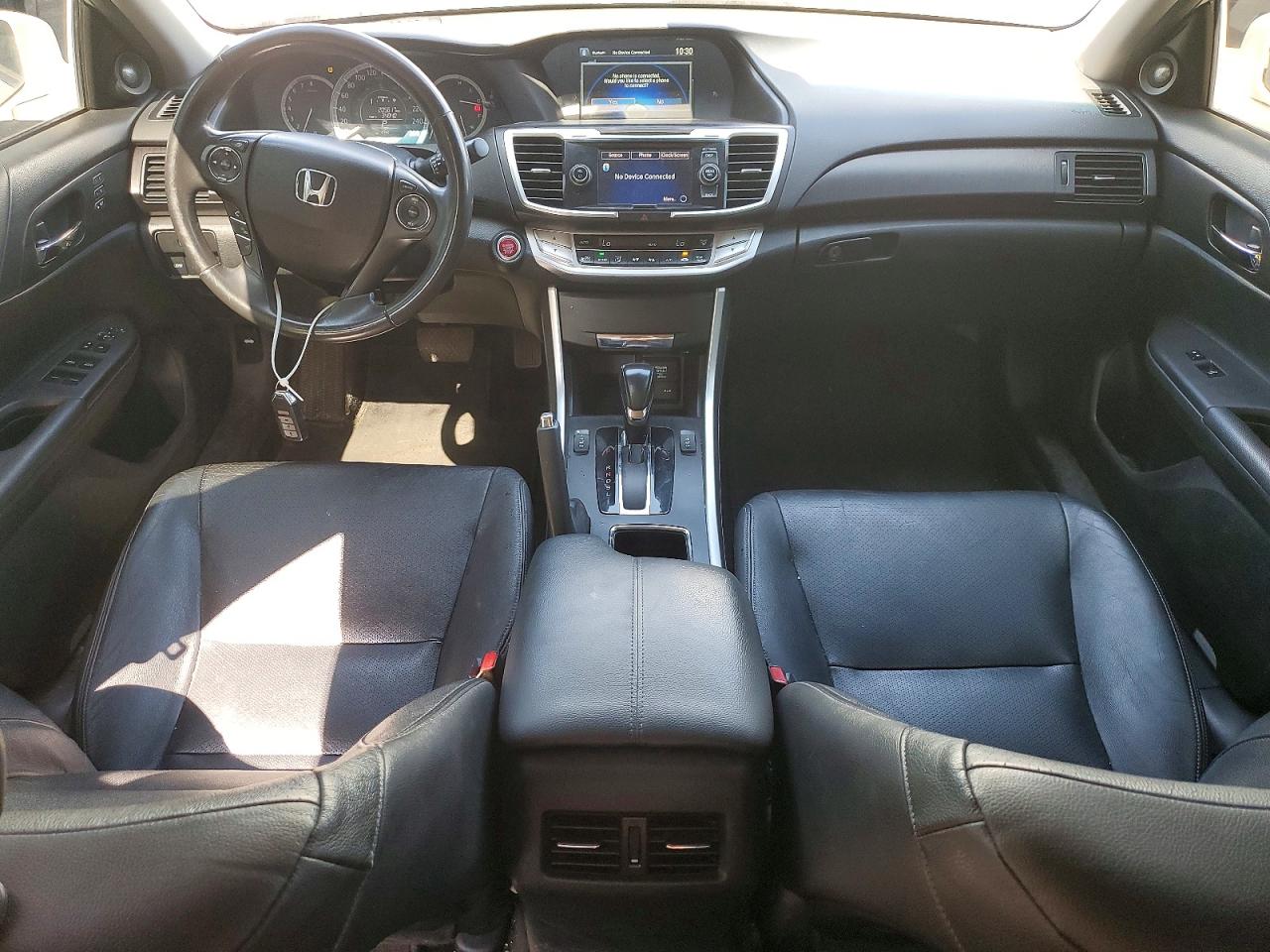 2013 Honda Accord Exl White vin: 1HGCR2F87DA800789
