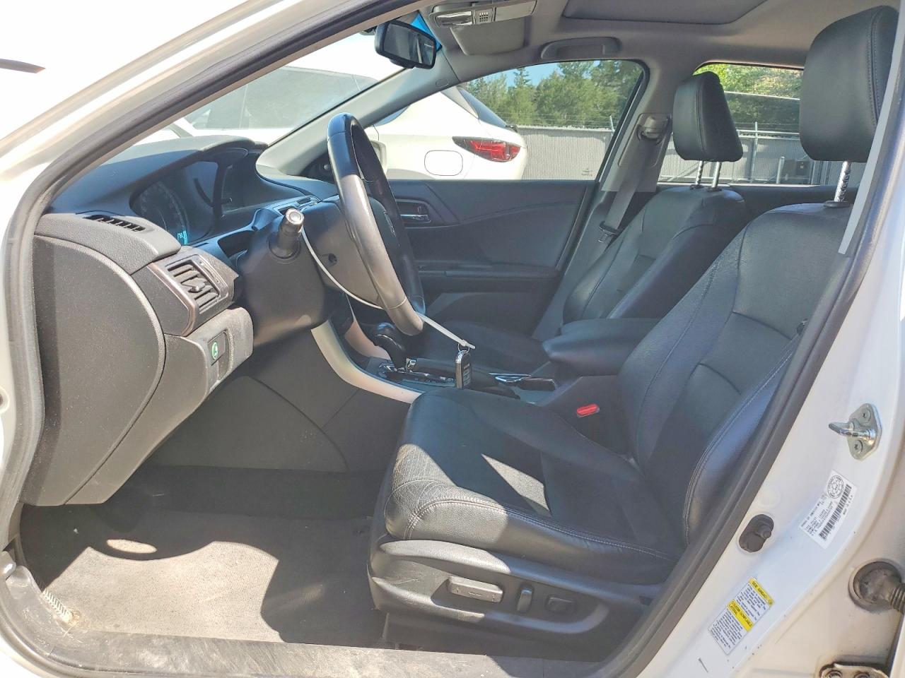 2013 Honda Accord Exl White vin: 1HGCR2F87DA800789