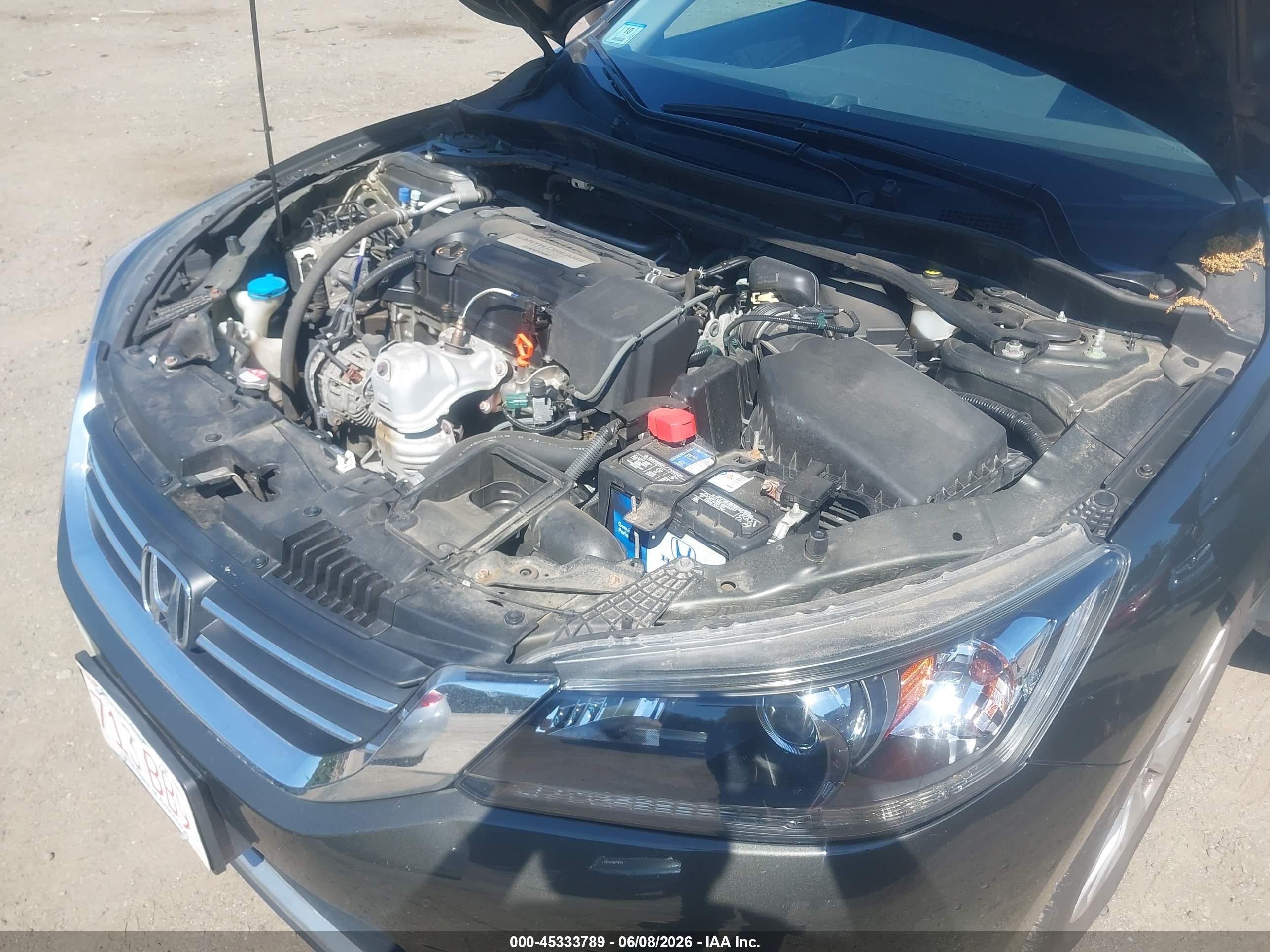 2014 Honda Accord Ex-l Gray vin: 1HGCR2F87EA005081