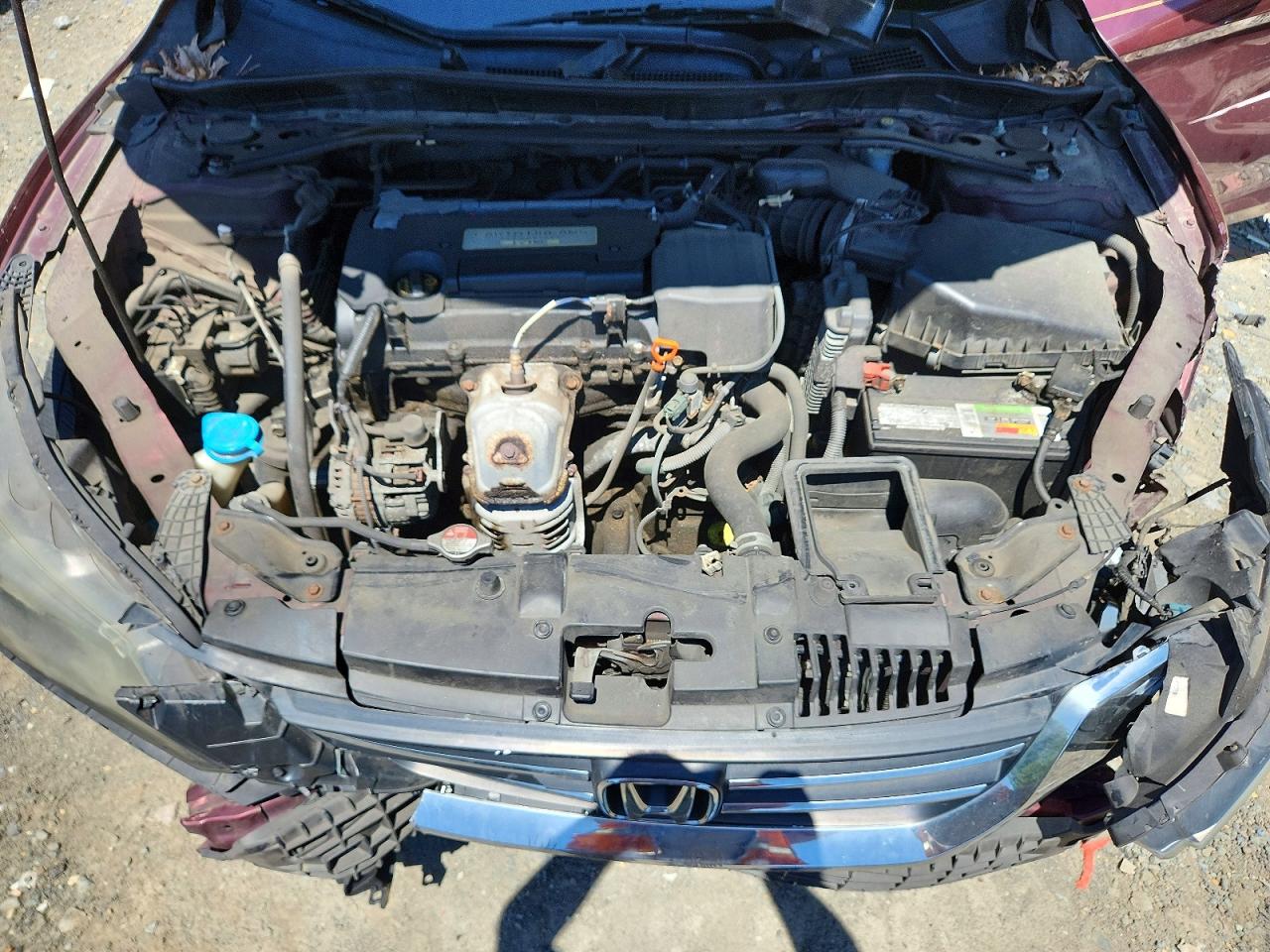 2014 Honda Accord Exl Burgundy vin: 1HGCR2F87EA034127