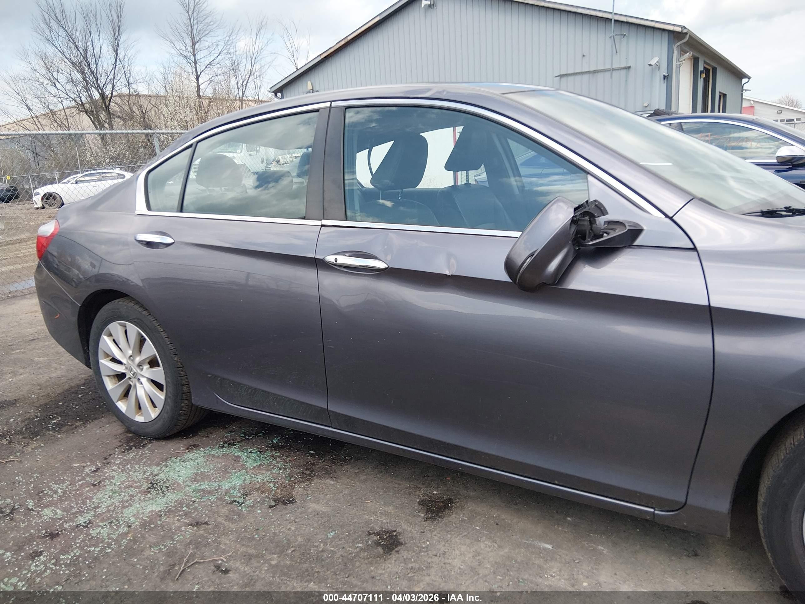 2014 Honda Accord Ex-l Silver vin: 1HGCR2F87EA039490