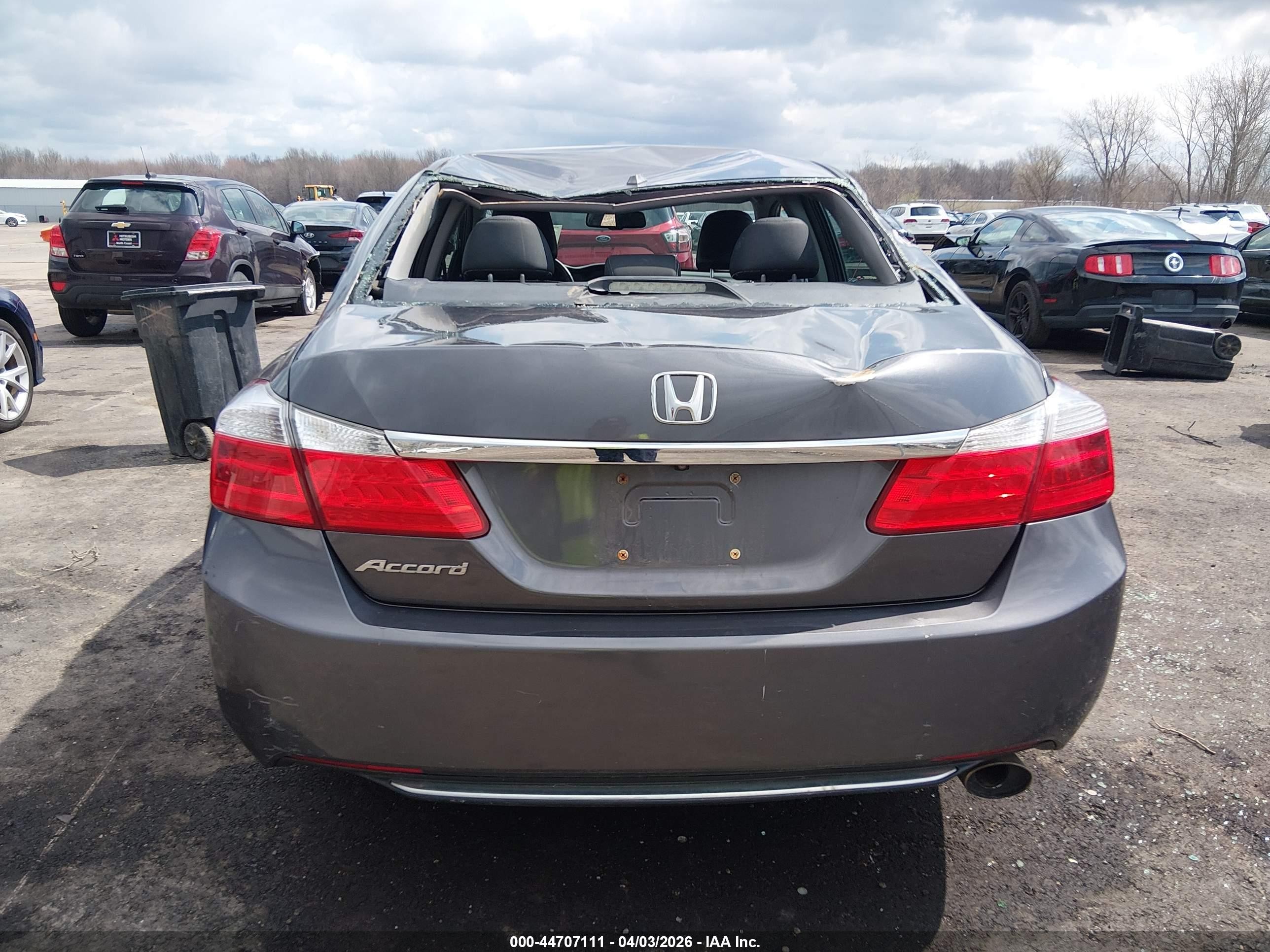 2014 Honda Accord Ex-l Silver vin: 1HGCR2F87EA039490