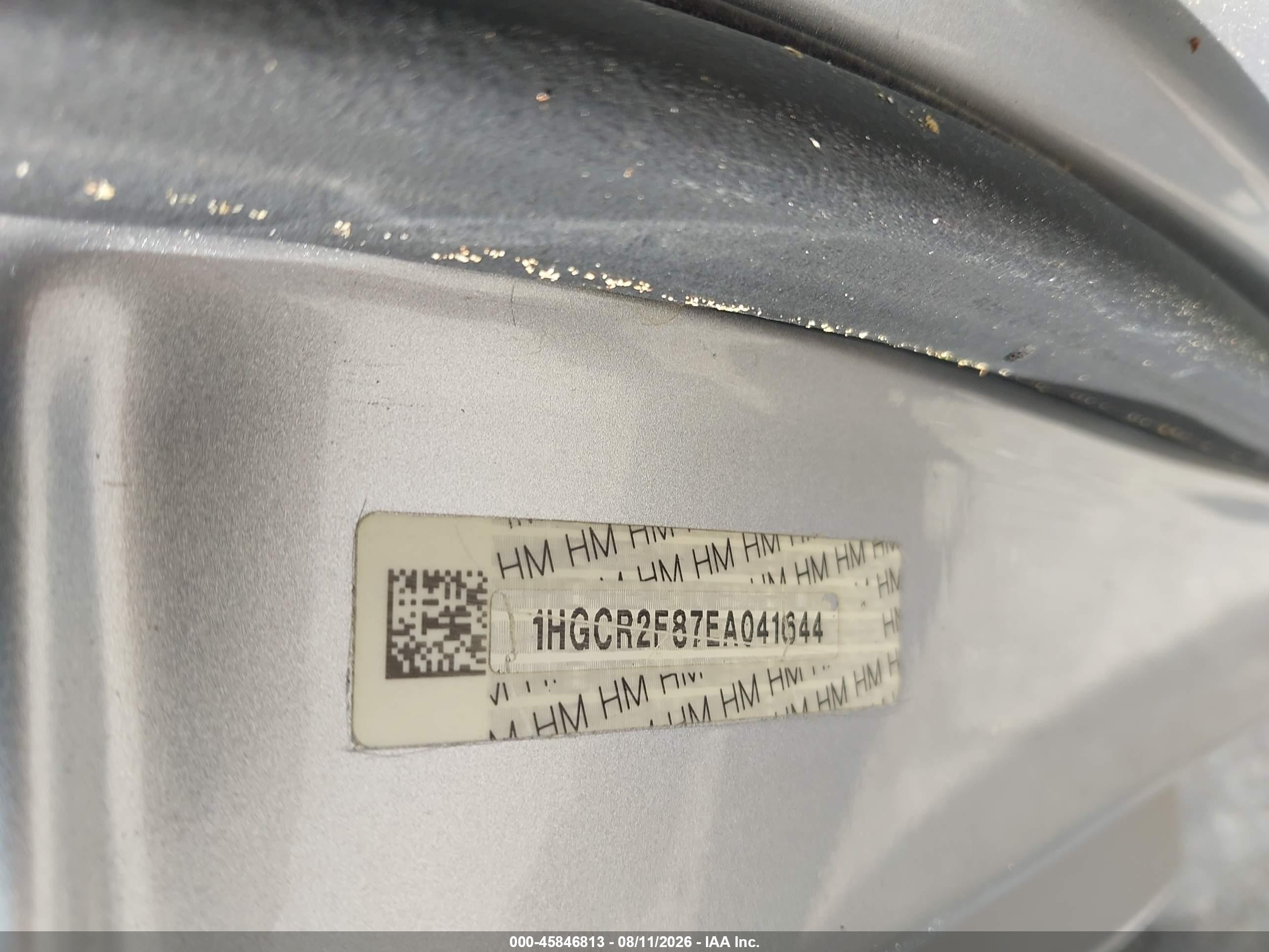 2014 Honda Accord Ex-l Silver vin: 1HGCR2F87EA041644