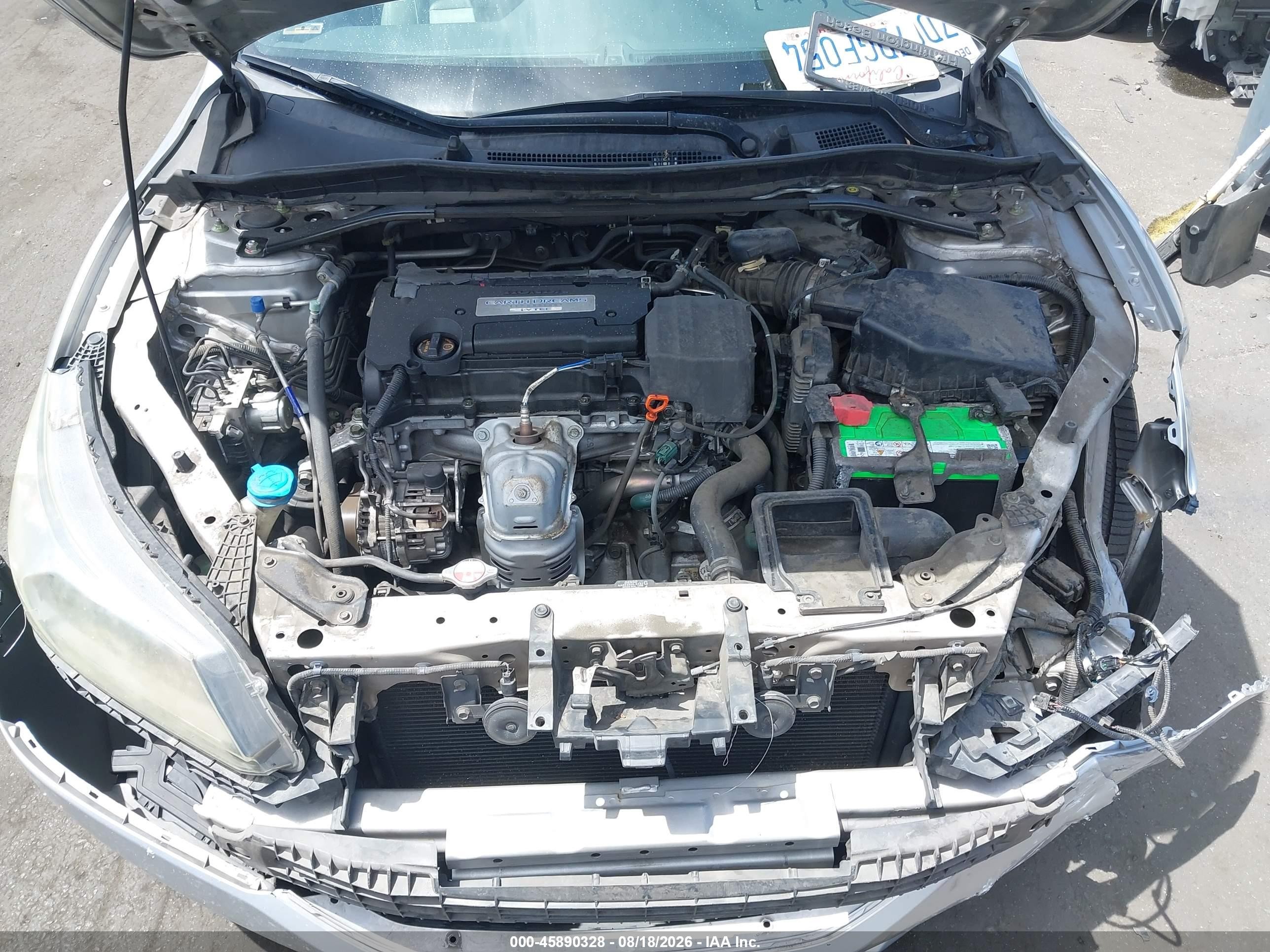2014 Honda Accord Ex-l Серебряный vin: 1HGCR2F87EA056144