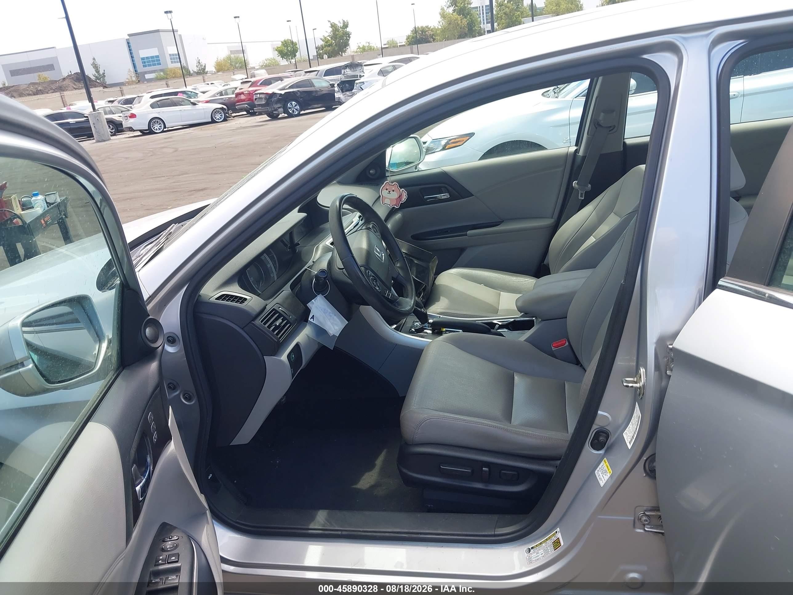 2014 Honda Accord Ex-l Серебряный vin: 1HGCR2F87EA056144