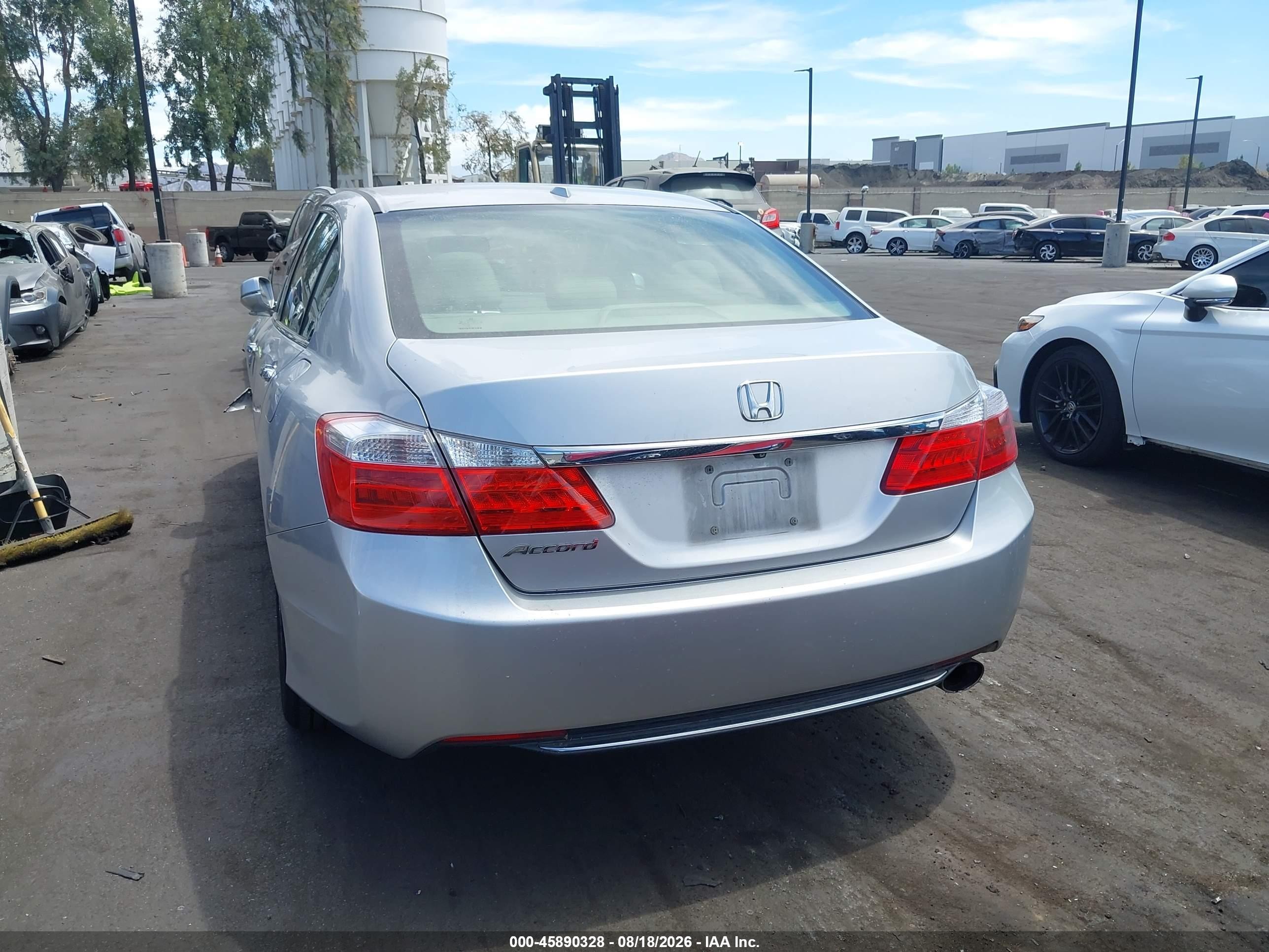 2014 Honda Accord Ex-l Серебряный vin: 1HGCR2F87EA056144